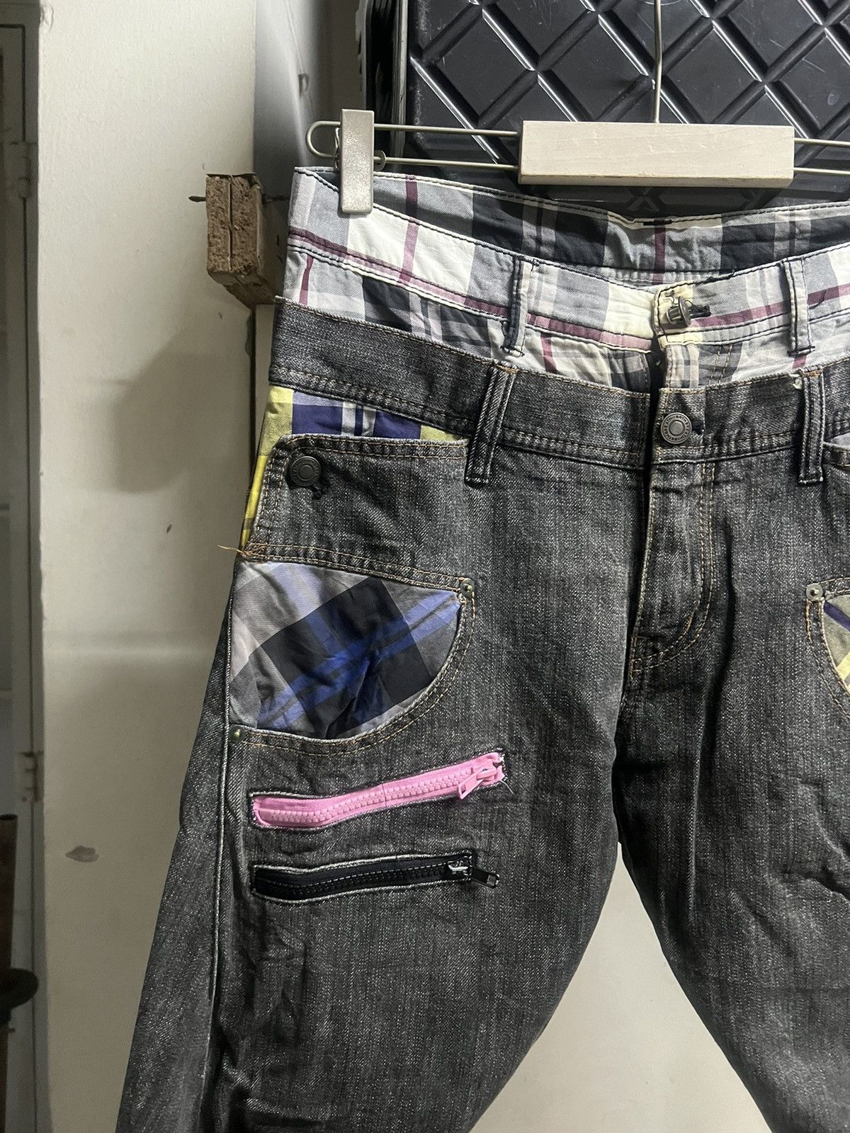 Hysteric Glamour × Japanese Brand DOUBLE WAIST BREATHMIN JAPANES PANTT FREE Size US 32 / EU 48 - 9 Thumbnail
