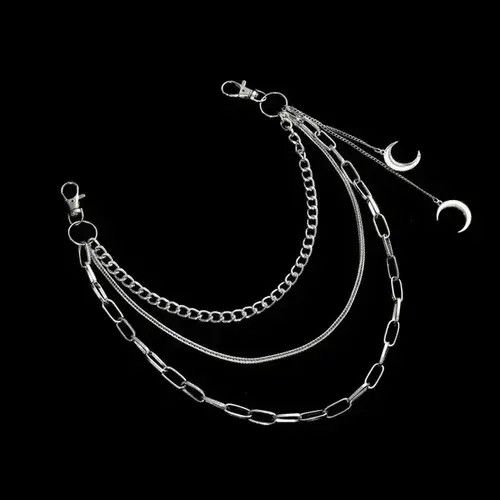 Jewelry Unisex Moon Pendant KeyChain Size ONE SIZE - 2 Thumbnail