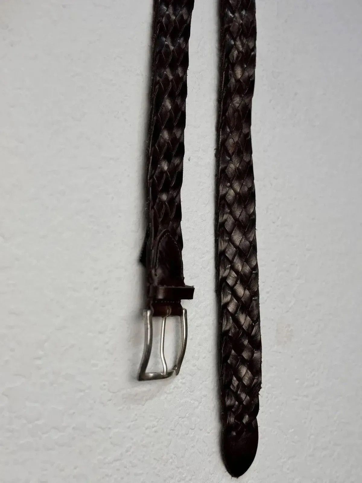 Designer × Vintage VINTAGE PYTHON GOTHIC LEATHER BELT RICK OWENS STYLE Size ONE SIZE - 8 Thumbnail