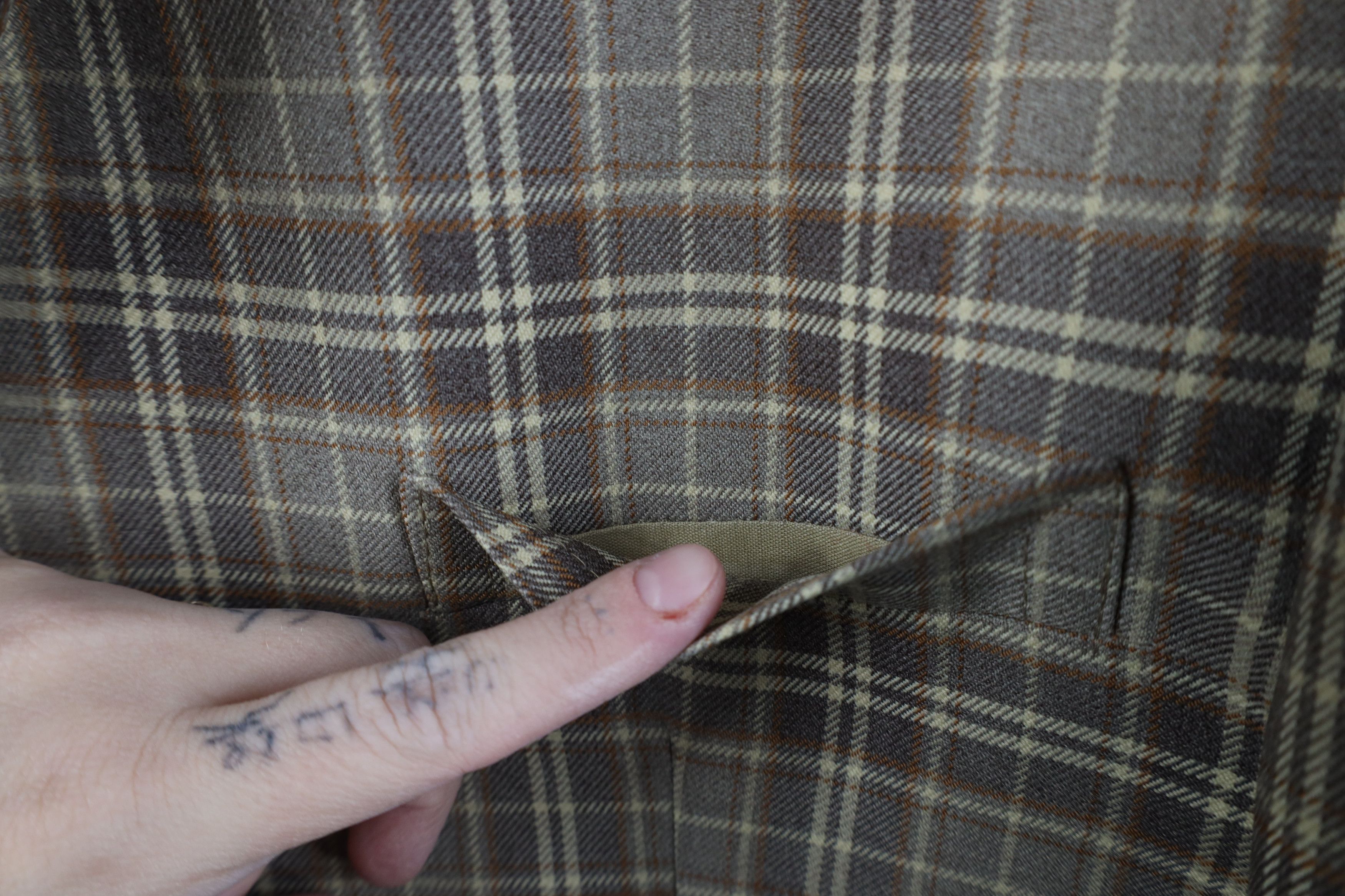 Vintage Vintage 70s Streetwear Suit Coat Blazer Jacket Plaid USA Size US XXL / EU 58 / 5 - 7 Thumbnail