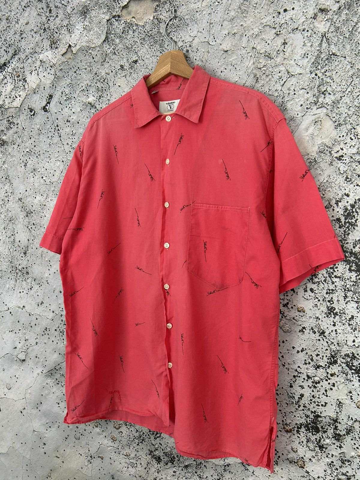 Valentino Vintage Valentino Chemises Made in Italy Designer Archive Size US L / EU 52-54 / 3 - 2 Thumbnail