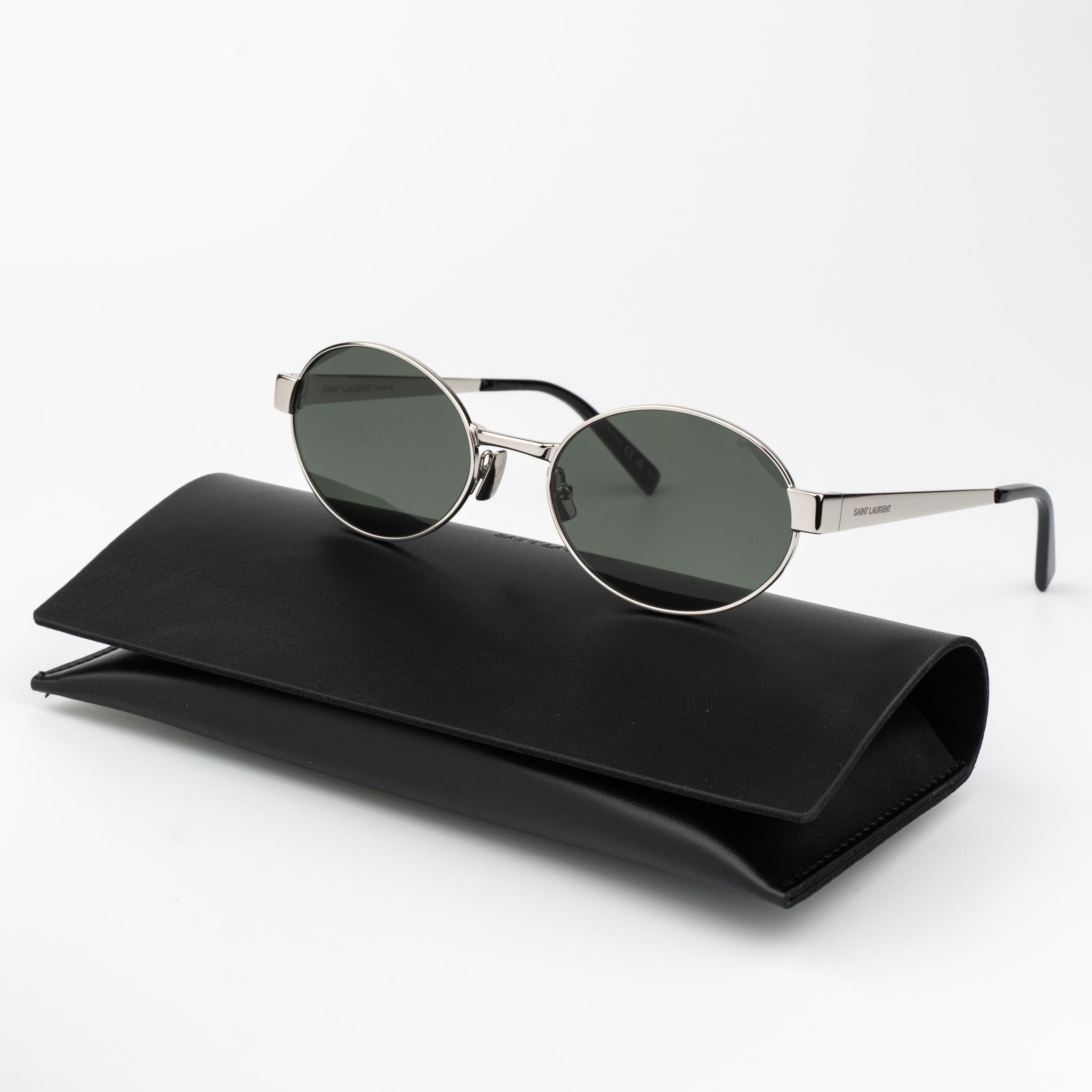 Saint Laurent Paris Saint Laurent Women Sunglasses Oval SL692 002 BRAND NEW Size ONE SIZE - 1 Thumbnail