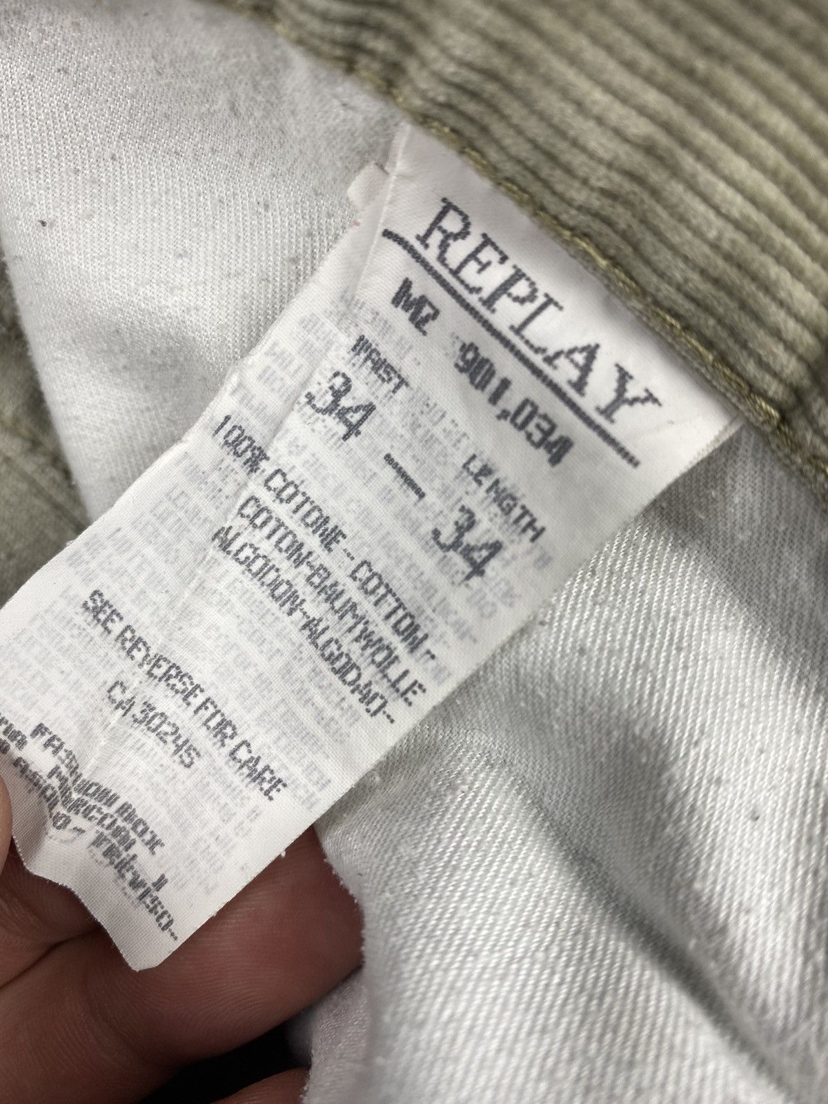 Replay Vintage Replay Baggy Jeans Button Fly Size W34 L34 Size US 34 / EU 50 - 10 Thumbnail