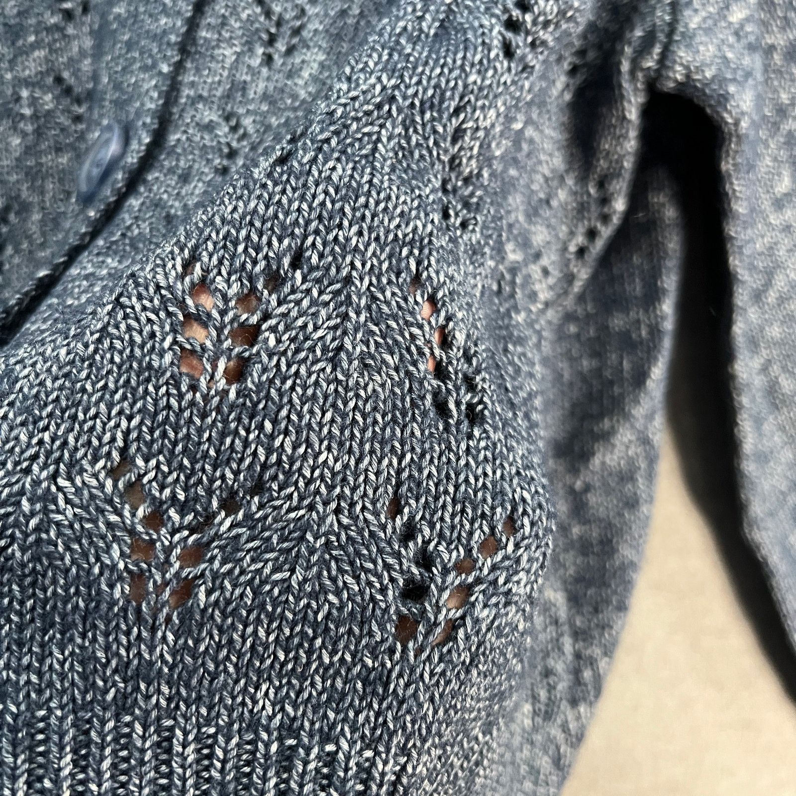 Other Candace Cameron Bure Pointelle Sweater with Novelty Button Size M / US 6-8 / IT 42-44 - 8 Thumbnail