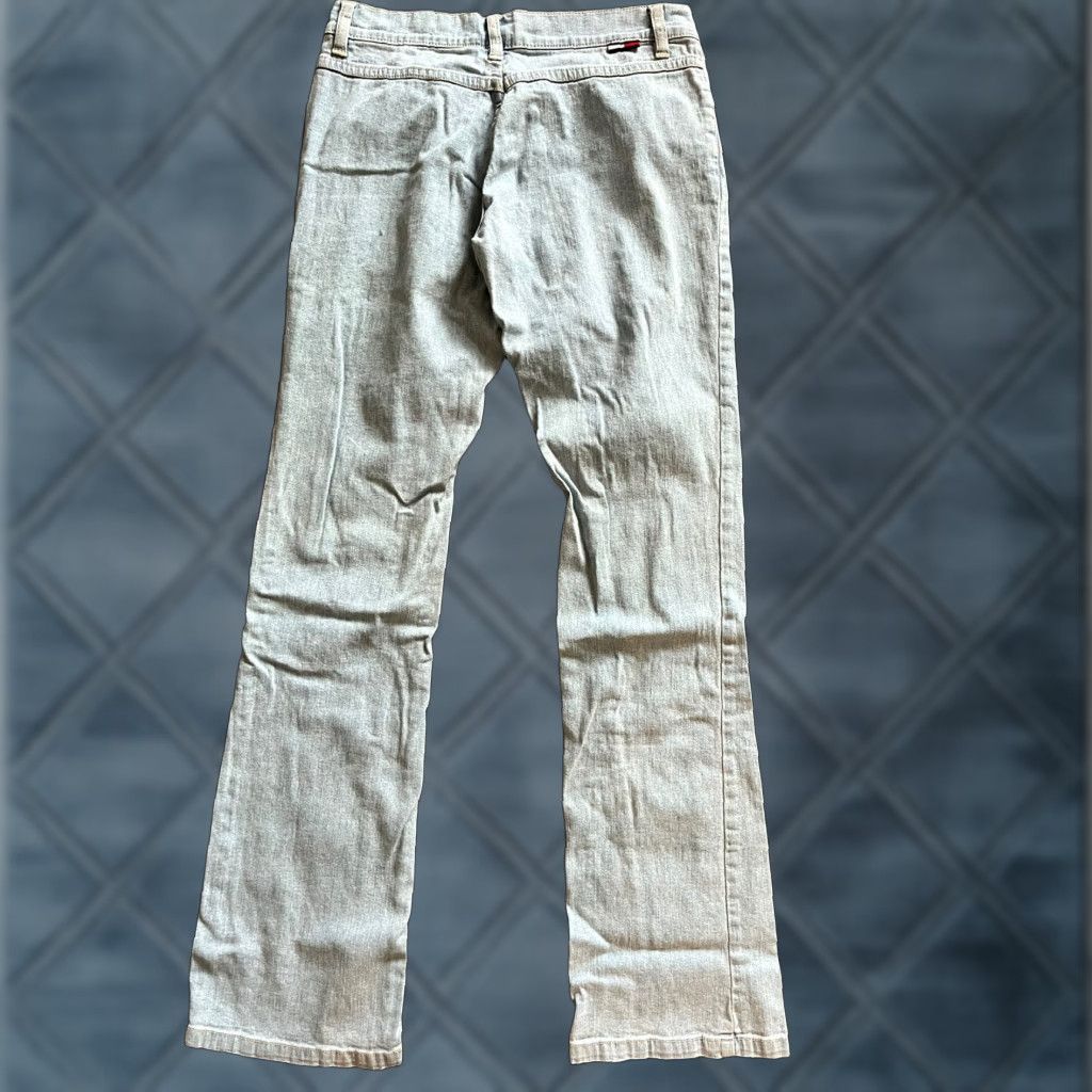 Tommy Hilfiger VINTAGE Tommy Hilfiger Jeans Women Size 1 Light Wash Boot Cut Button Fly Womens Jeans 1 Light Blue Modern 90s Theme Size 25" / US 0 / IT 36 - 1 Thumbnail