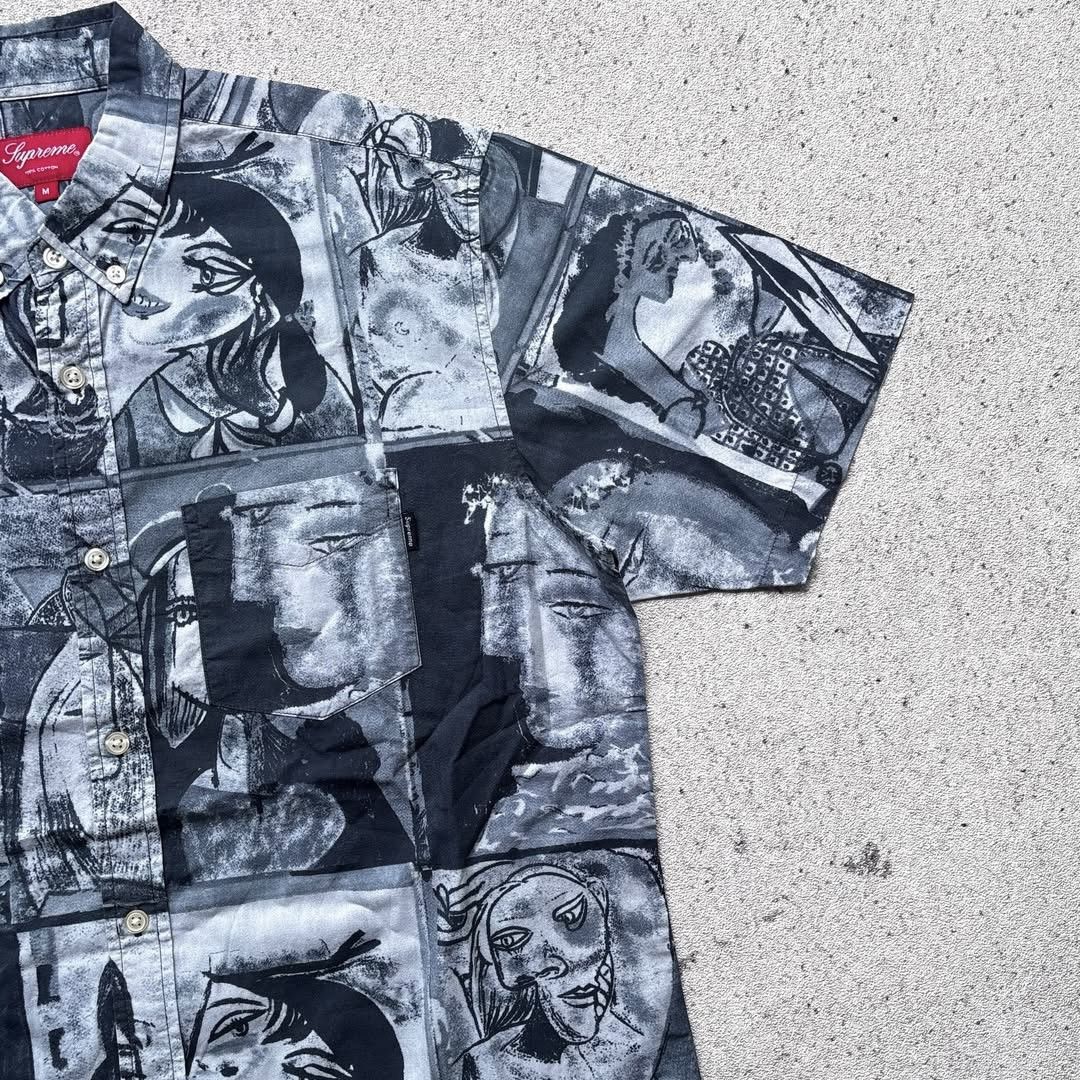 Supreme RARE💥 SUPREME picasso SS14 pocket button up Size US L / EU 52-54 / 3 - 2 Thumbnail