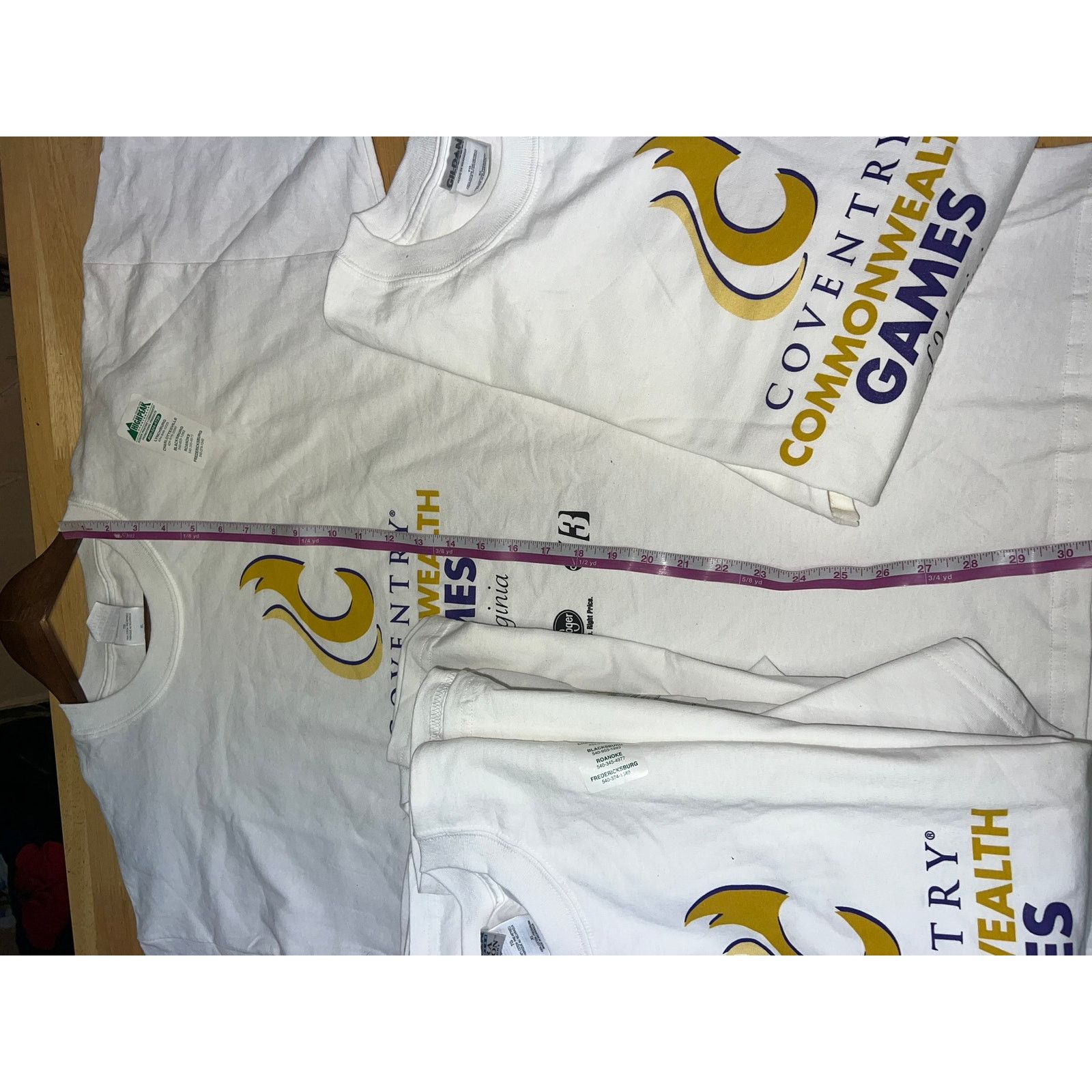 Gildan Vintage Coventry Commonwealth Games Shirt Virginia Tee XL Size US XL / EU 56 / 4 - 9 Thumbnail