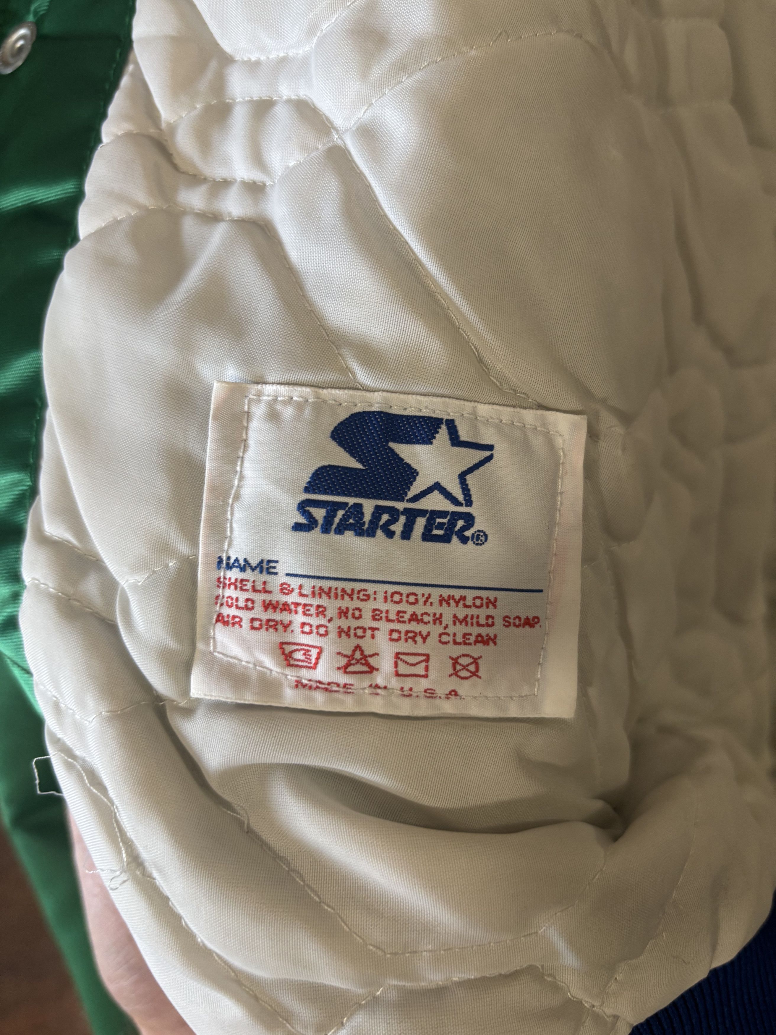 Starter Starter Varsity Jacket Dalla Mavericks 80' rare Size US L / EU 52-54 / 3 - 6 Thumbnail