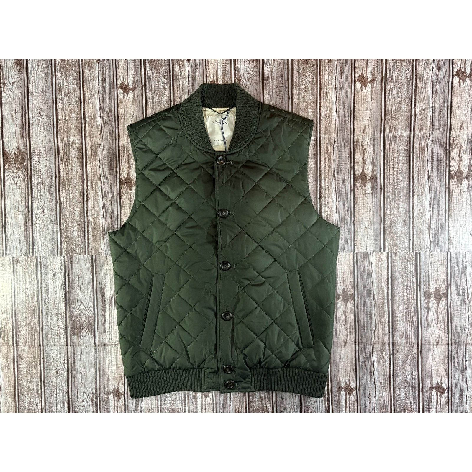 Velasca Velasca Verucchio Sleeveless vest sz 48 US M color green slo Size US M / EU 48-50 / 2 - 11 Thumbnail
