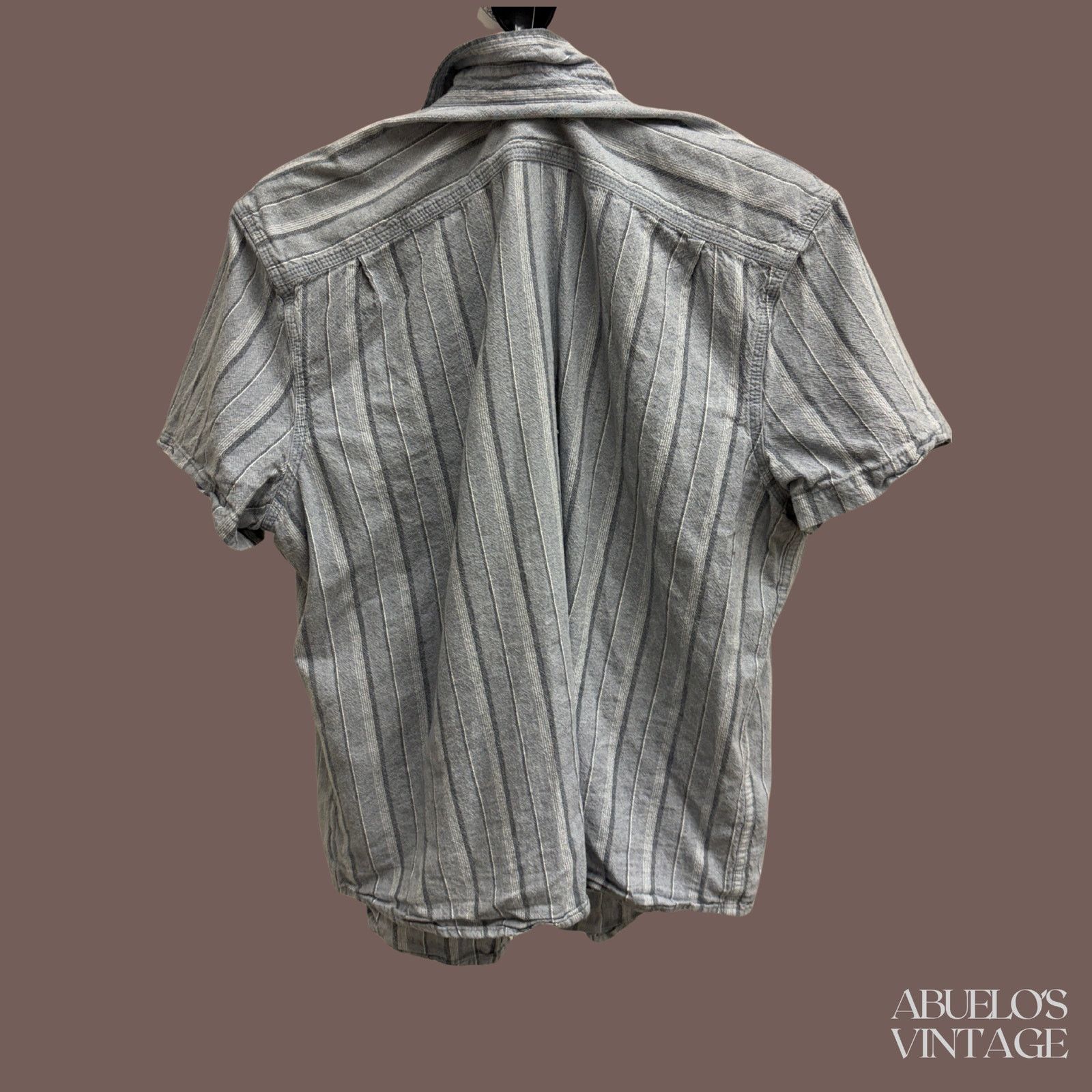 Lucky Brand VTG Button Up Shirt | Lucky Brand Stripe | Workwear Core Size US XL / EU 56 / 4 - 2 Thumbnail