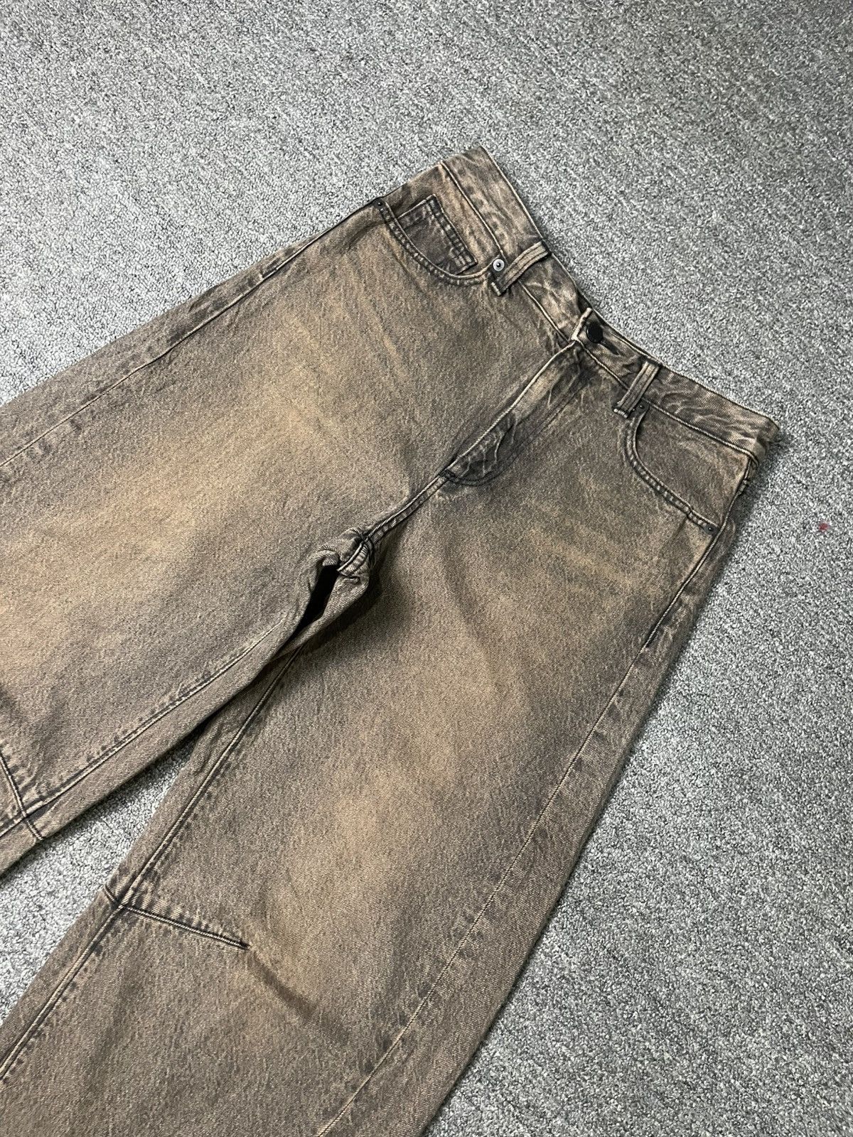 GU × Japanese Brand × Vintage Vintage GU Japanese Brand Barrel Leg Jeans (133) Size US 29 - 4 Thumbnail