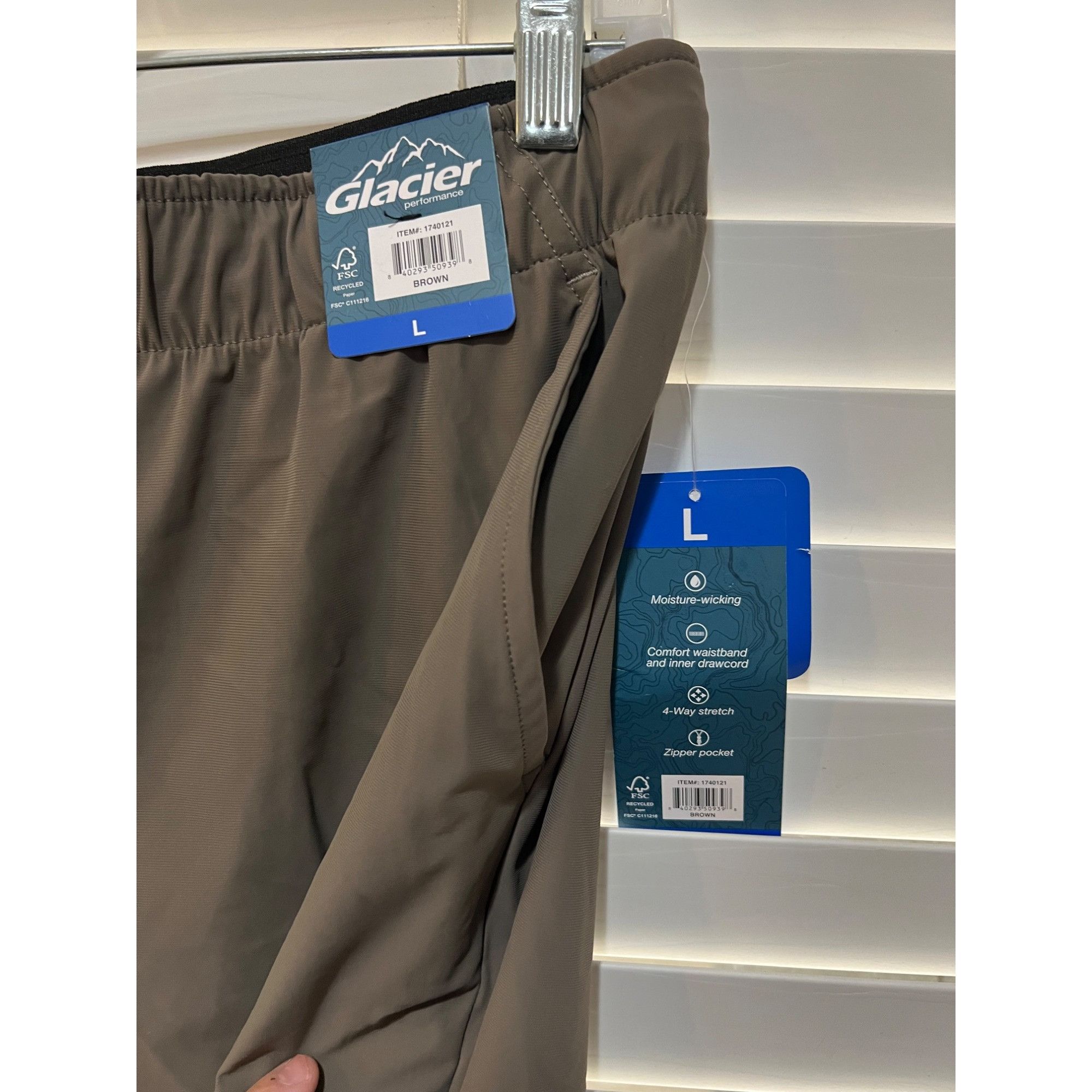 Other Glacier Mens Gym Shorts - Size L NWT Size US 36 / EU 52 - 2 Thumbnail