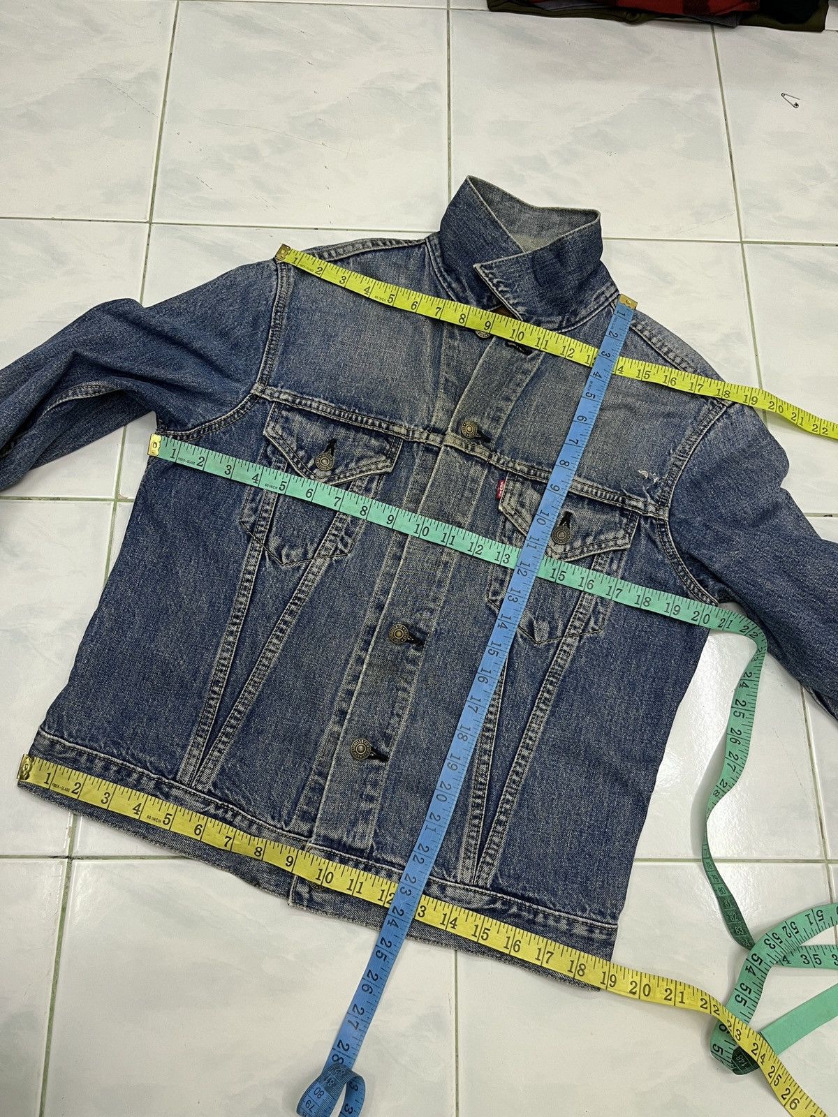 Levi's 🔥🔥🔥STEALS VTG LEVIS BIG E TRUCKER JACKET Size US S / EU 44-46 / 1 - 18 Thumbnail