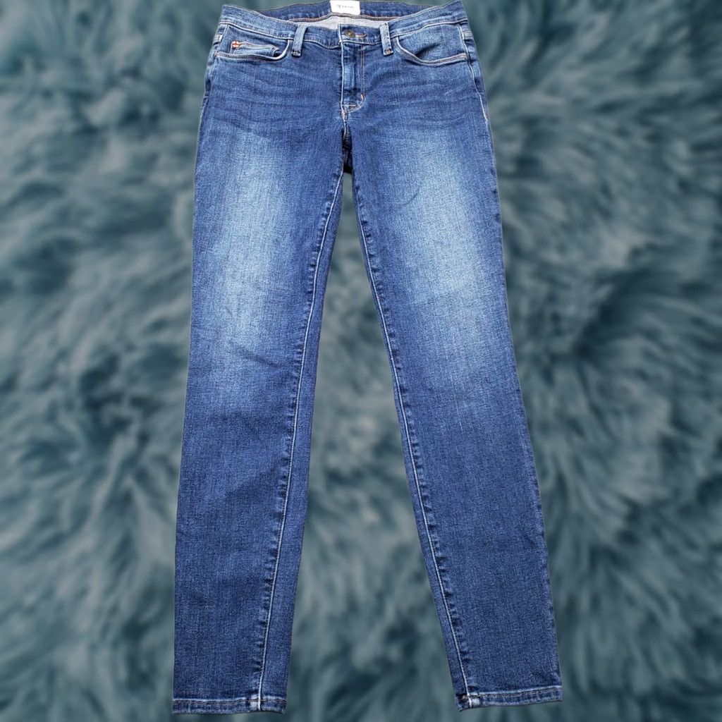 Hudson Hudson Skinny Jeans Women's 26 Blue Denim Cotton Natalie Cas Flat Front Casual Regular Waist 26.5in Inseam 27in Blue Jeans Womens Jeans Denim 2000s Size 26" / US 2 / IT 38 - 1 Thumbnail