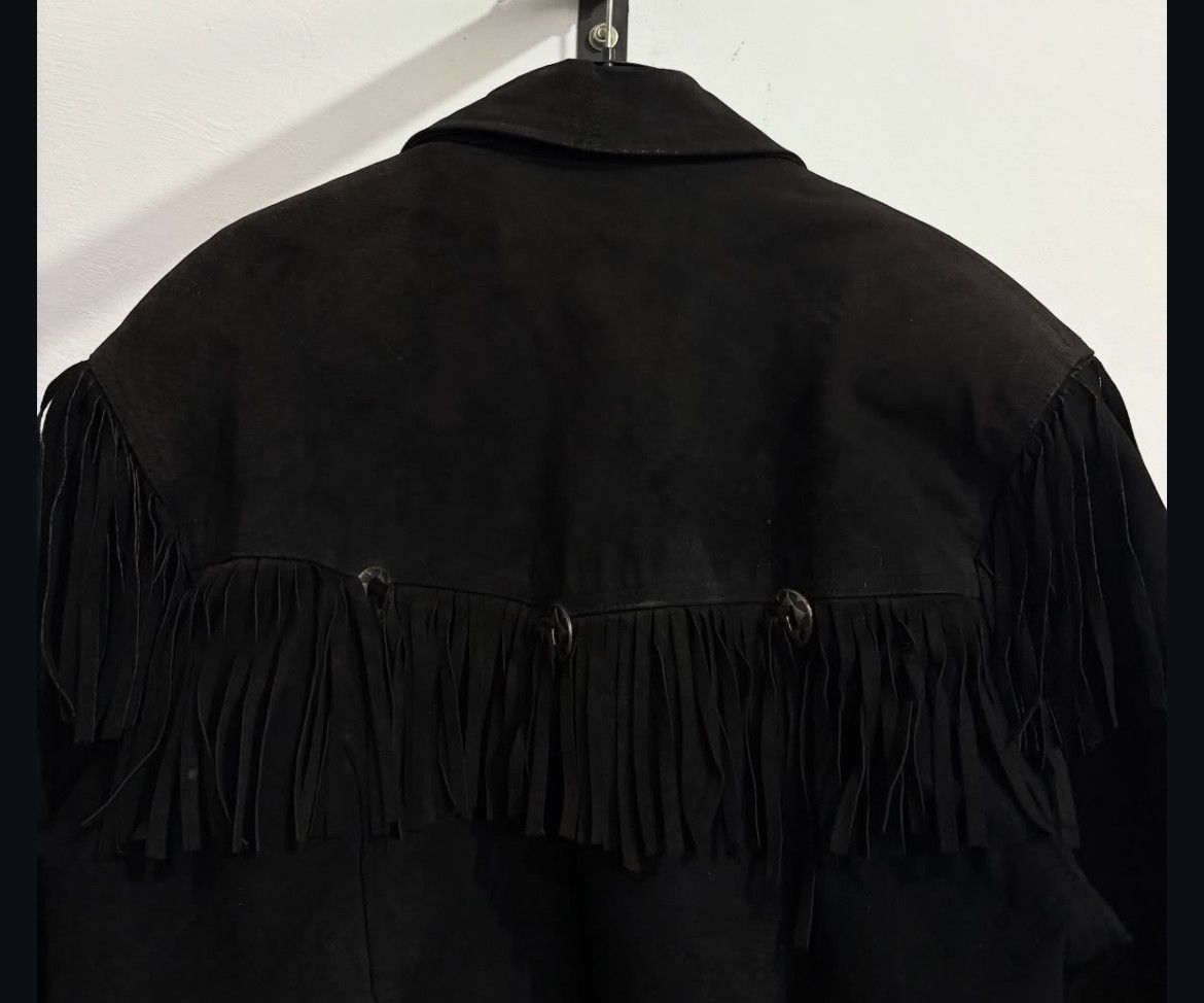 If Six Was Nine 2000s Archival Beautybeast Leather Fringe Wax Jacket y2k Lgb Size US S / EU 44-46 / 1 - 5 Thumbnail