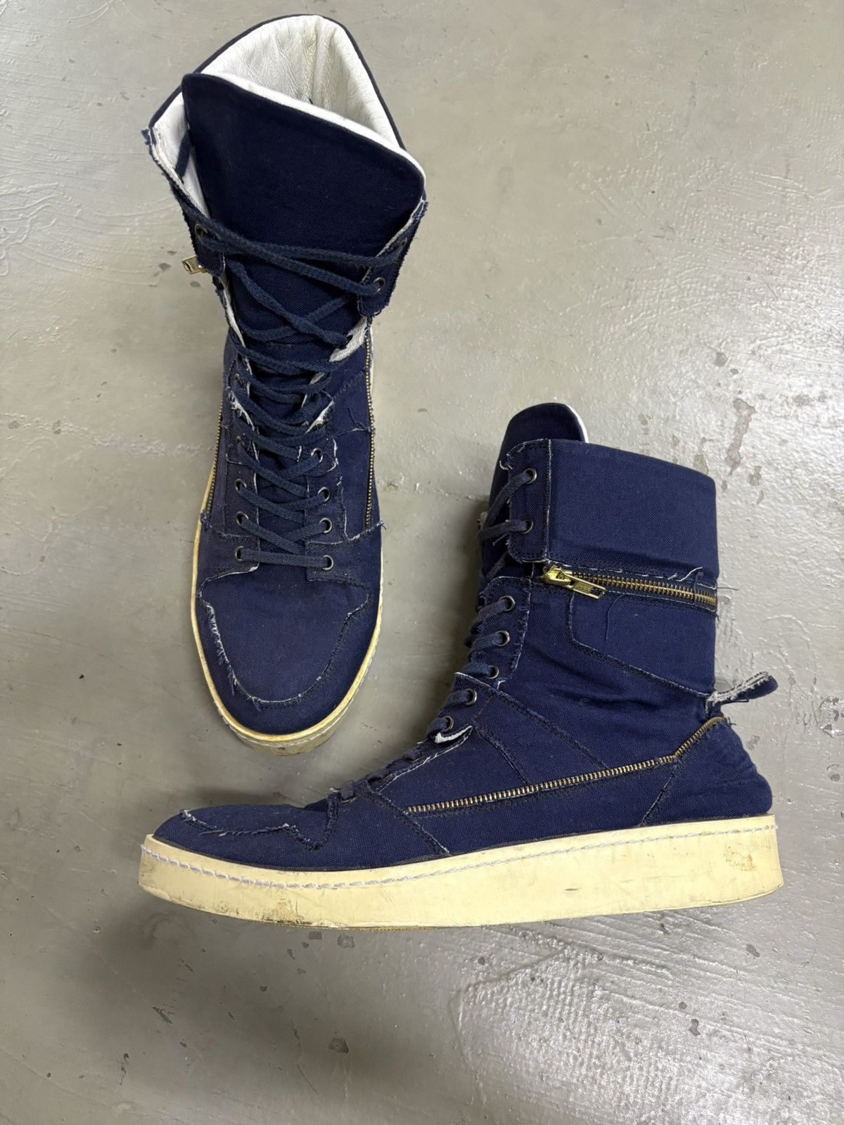 KMRii KMRii GOA LGB cyberpunk rick owen designer high top Size US 11 / EU 44 - 2 Thumbnail