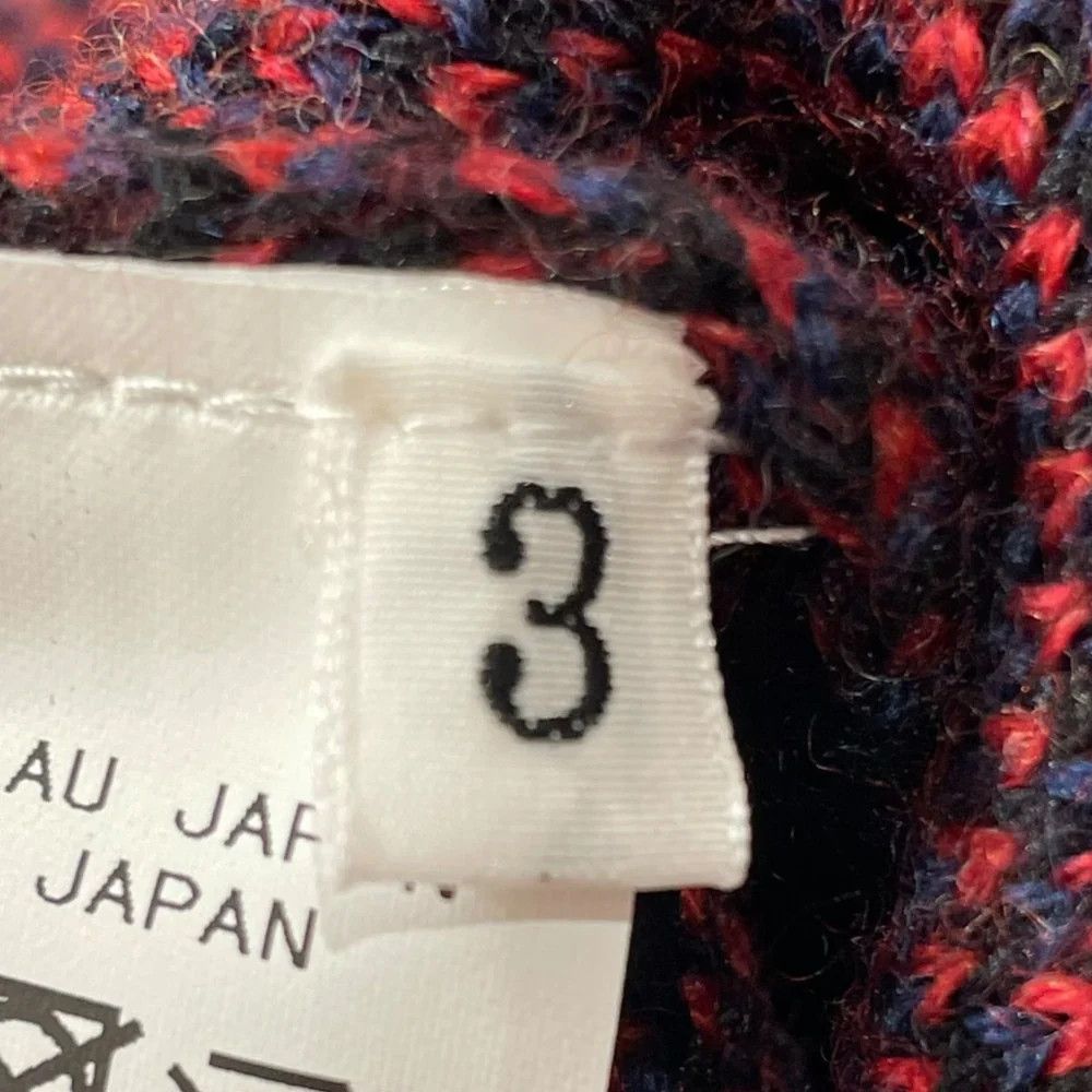 Yohji Yamamoto Yohji Yamamoto pour homme/ WORMHOLE ROUNDNECK KNIT Size US L / EU 52-54 / 3 - 8 Thumbnail