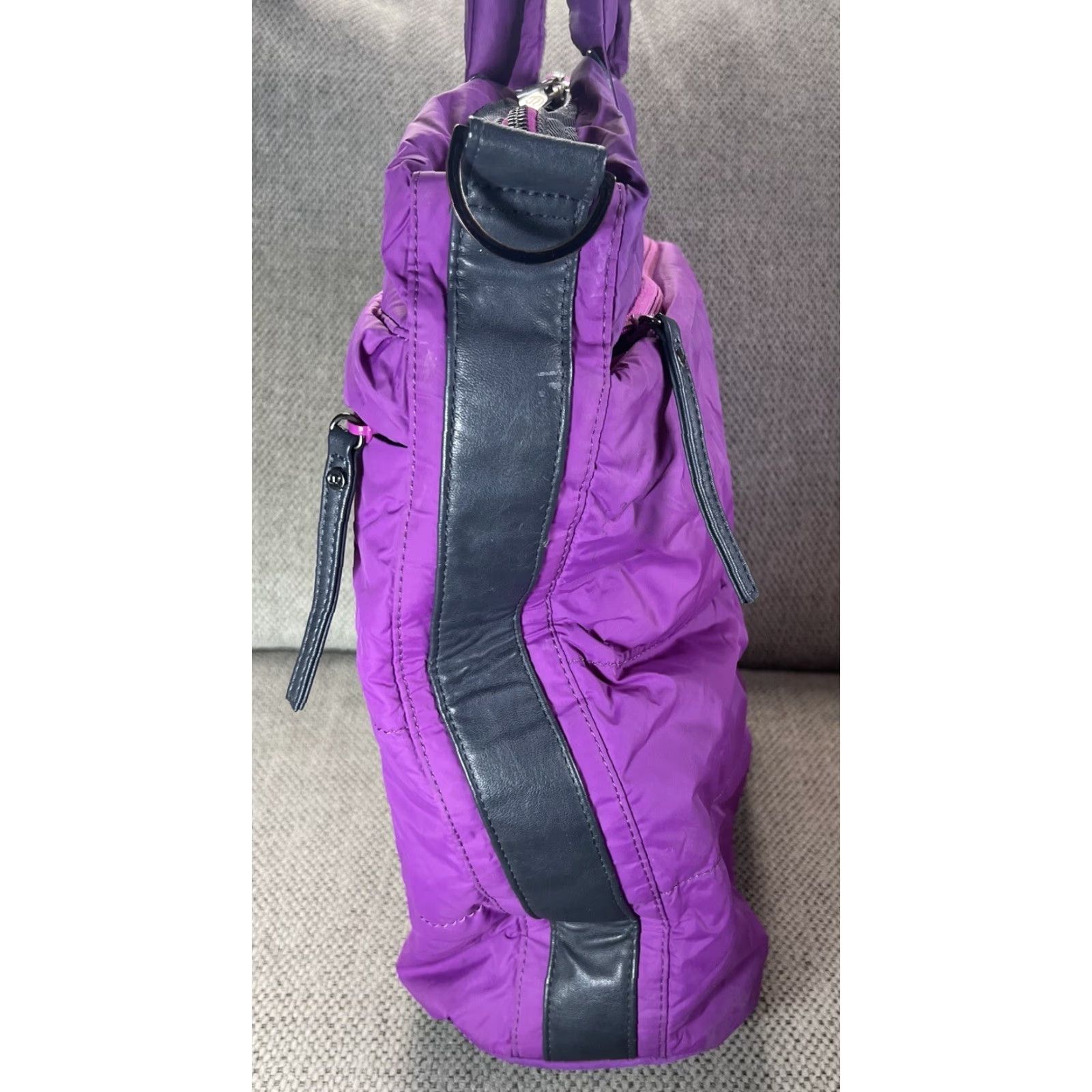 Lululemon Lululemon Bon Voyage Duffel Bag Purple Large Travel Size ONE SIZE - 7 Thumbnail