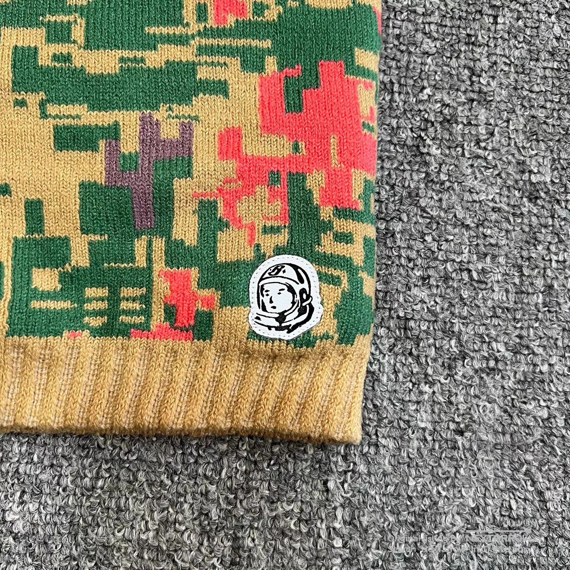 22fw Bbc Mosaic All-Over Print Knitted Balaclava Beanie Q7, Men's — image 3 of 6