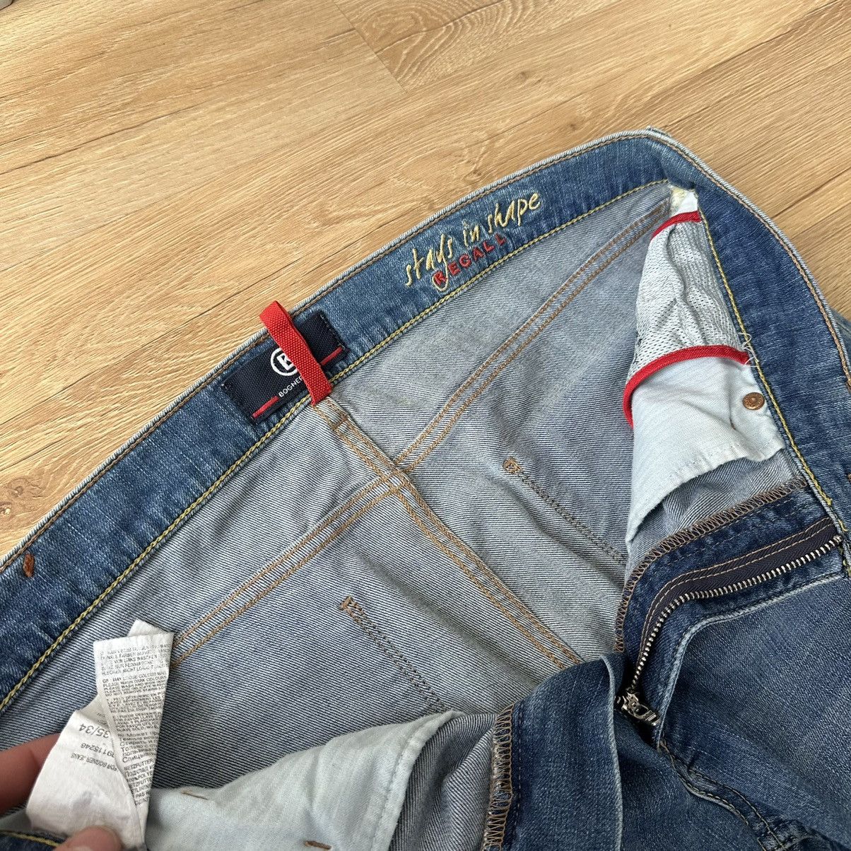 Bogner Vintage Bogner Dark Blue Washed Relaxed fit jeans Size US 34 / EU 50 - 10 Thumbnail
