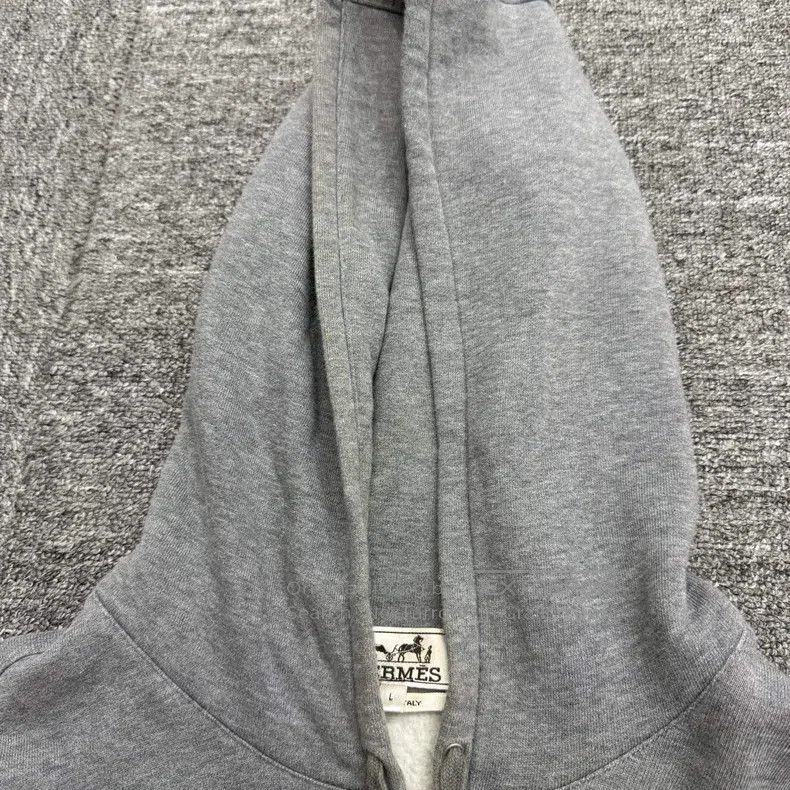 Hermes Hermes Sheepskin robot pattern hooded sweatshirt Size US L / EU 52-54 / 3 - 2 Thumbnail