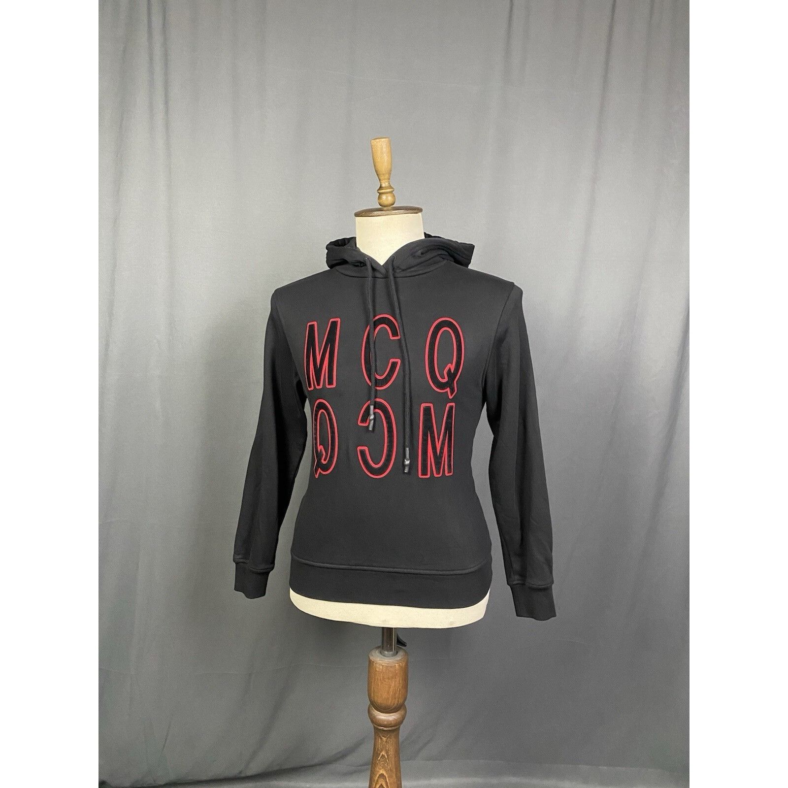 Alexander McQueen Alexander McQueen McQ Big Logo Men's Black Hoodie Sweater Si Size US XS / EU 42 / 0 - 2 Thumbnail
