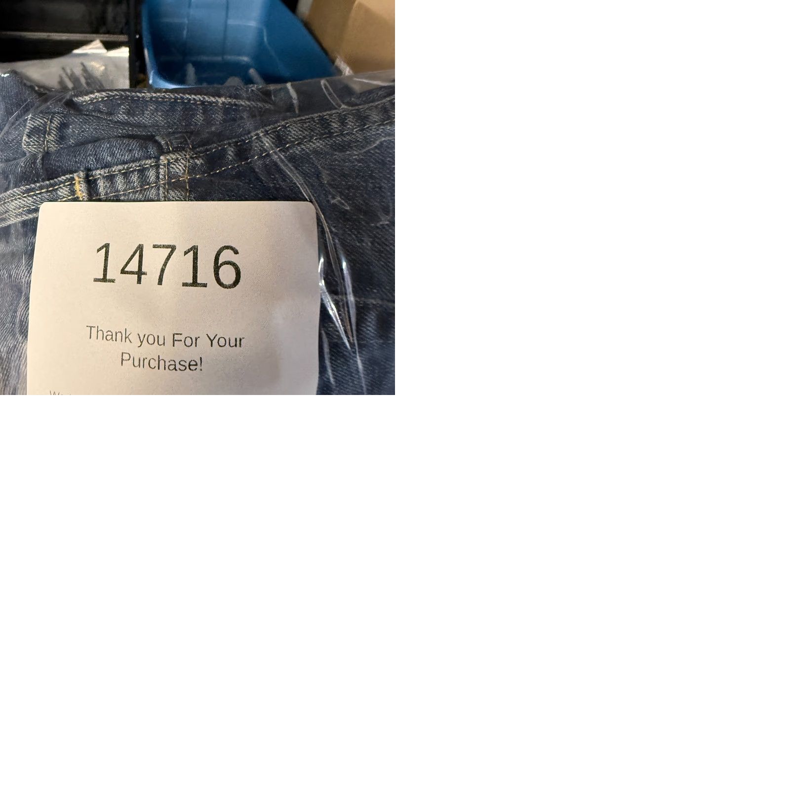 J.Crew J.CREW Jeans Mens 35x32 Blue Relaxed Straight Denim Y2K Style Classic 5-Pocket Design Big & Tall Mens Jeans Size US 35 - 9 Thumbnail