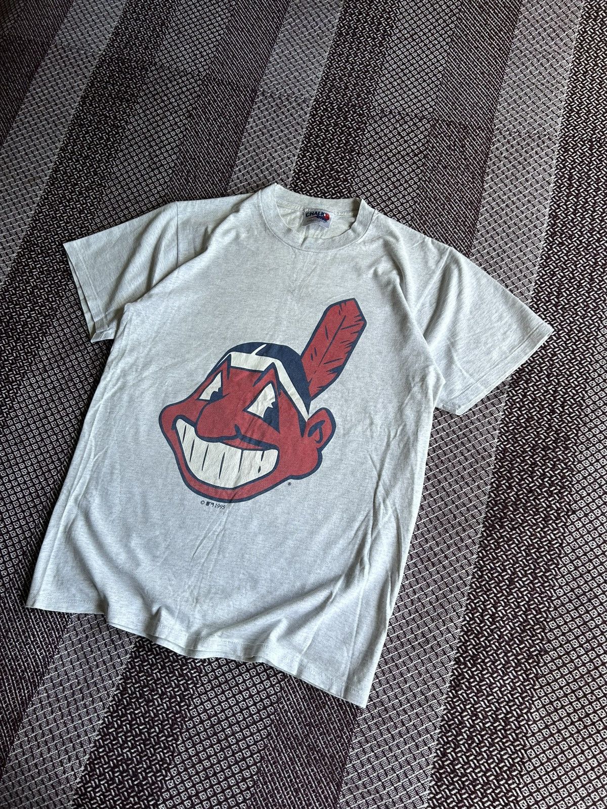MLB × Vintage Vintage Cleveland 1995 MLB Rare Made in USA Streetwear Sz XL Size US XL / EU 56 / 4 - 2 Thumbnail