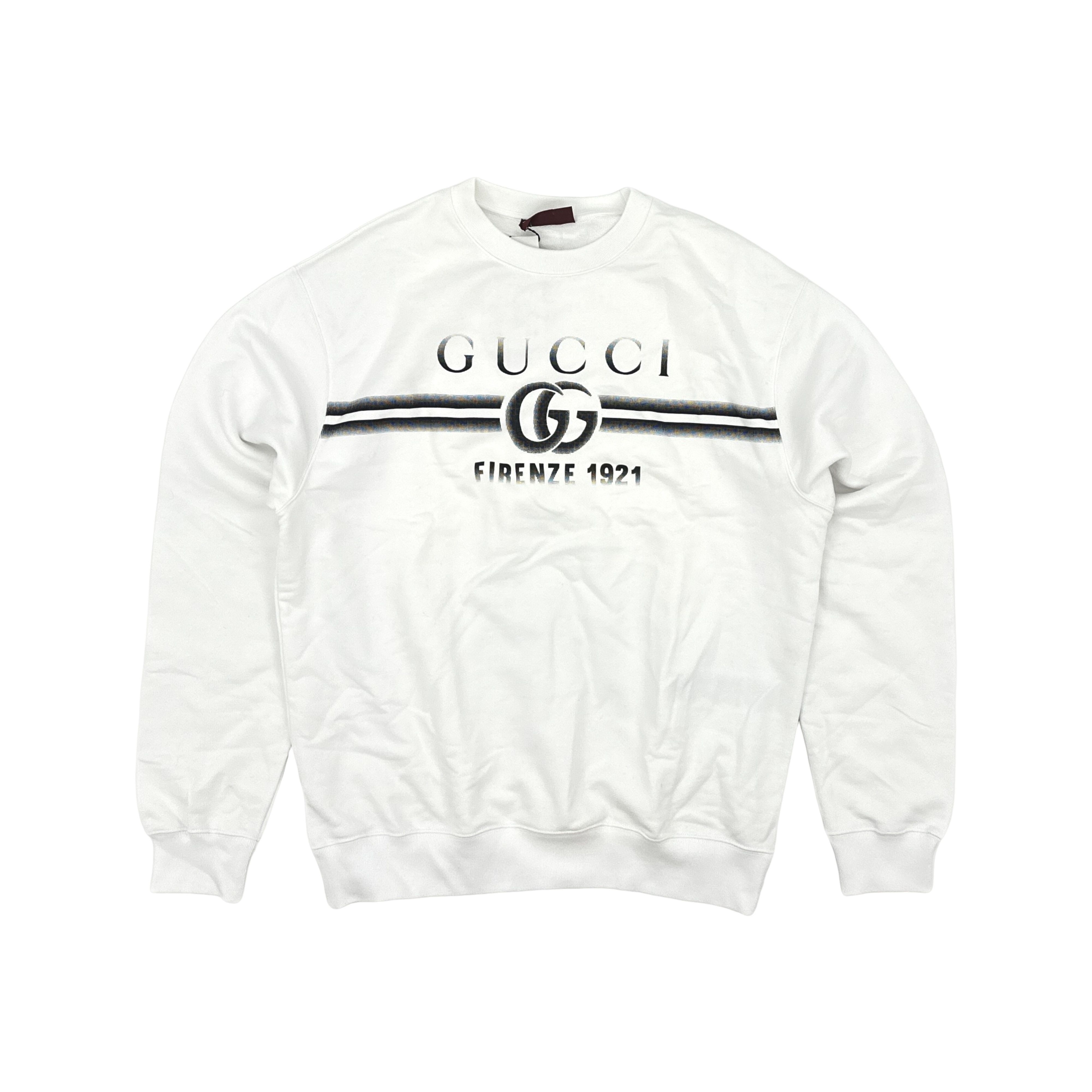 Gucci Gucci Lido Logo Print Crewneck Sweatshirt Size M Size US M / EU 48-50 / 2 - 1 Thumbnail