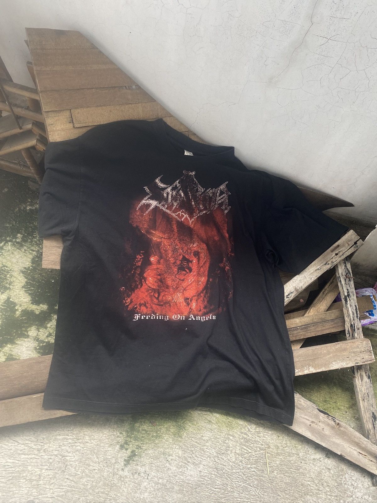Band Tees Vintage Soulburn 1998 Black Metal Band Tee Rare Size US XL / EU 56 / 4 - 5 Thumbnail