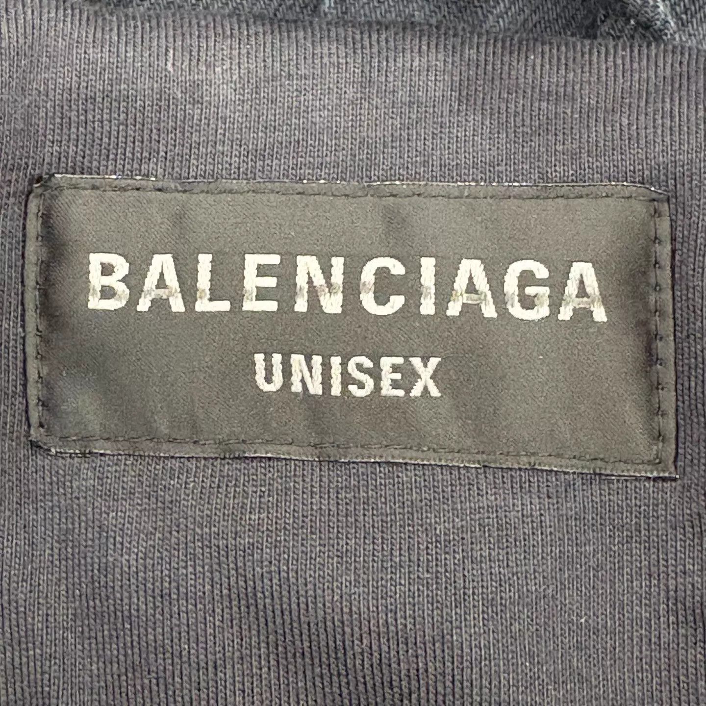 Balenciaga BLCG Denim Hooded Jacket Dark Gray M Size M / US 6-8 / IT 42-44 - 3 Thumbnail