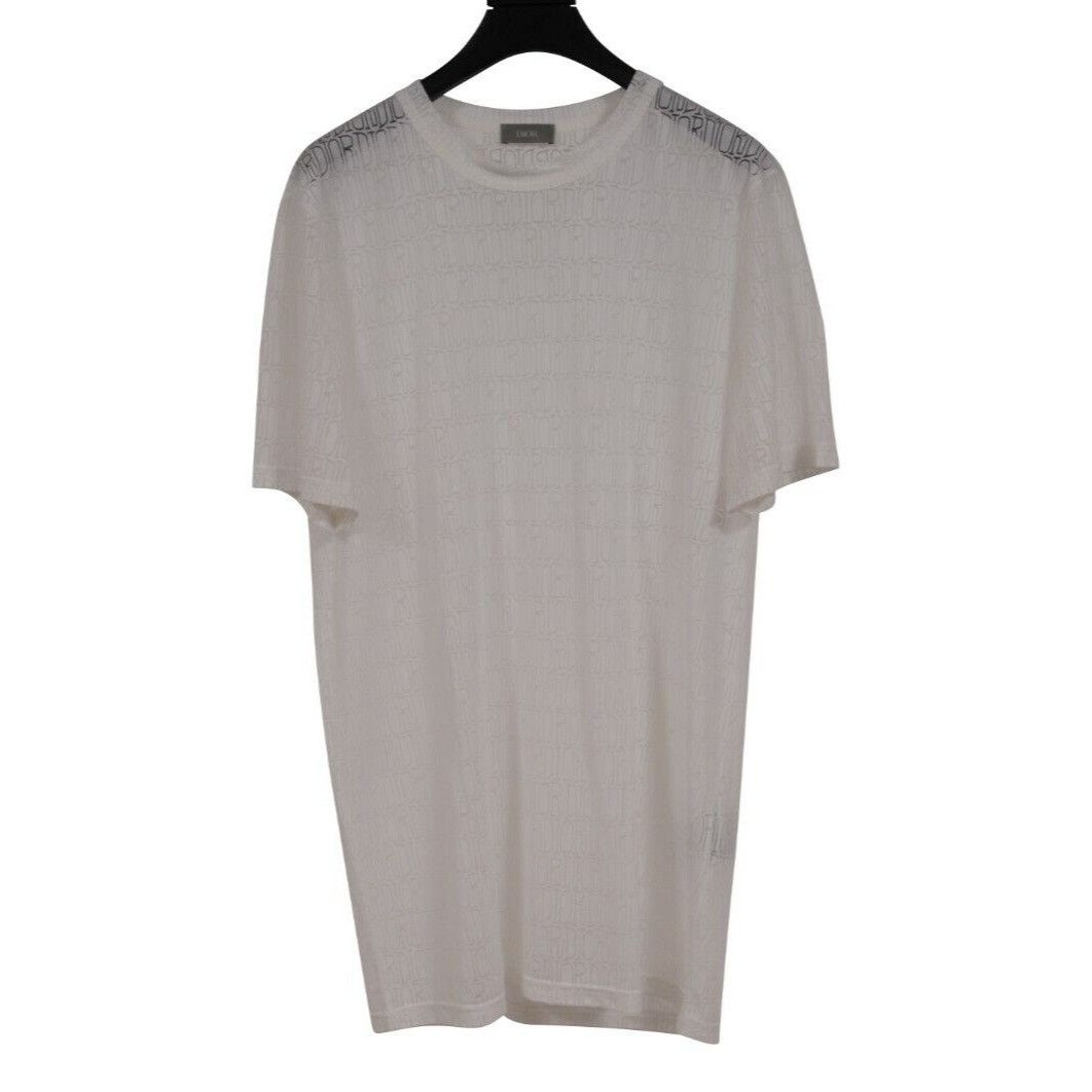 Dior SHAWN Stussy Semi Sheer Logo T Shirt Size US M / EU 48-50 / 2 - 1 Thumbnail