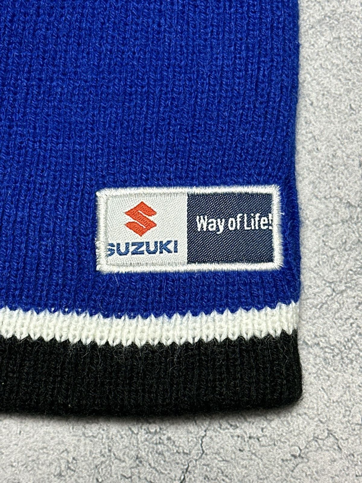 Vintage Vintage Suzuki Tyco Blue Racing Beanie Hat Size ONE SIZE - 7 Thumbnail