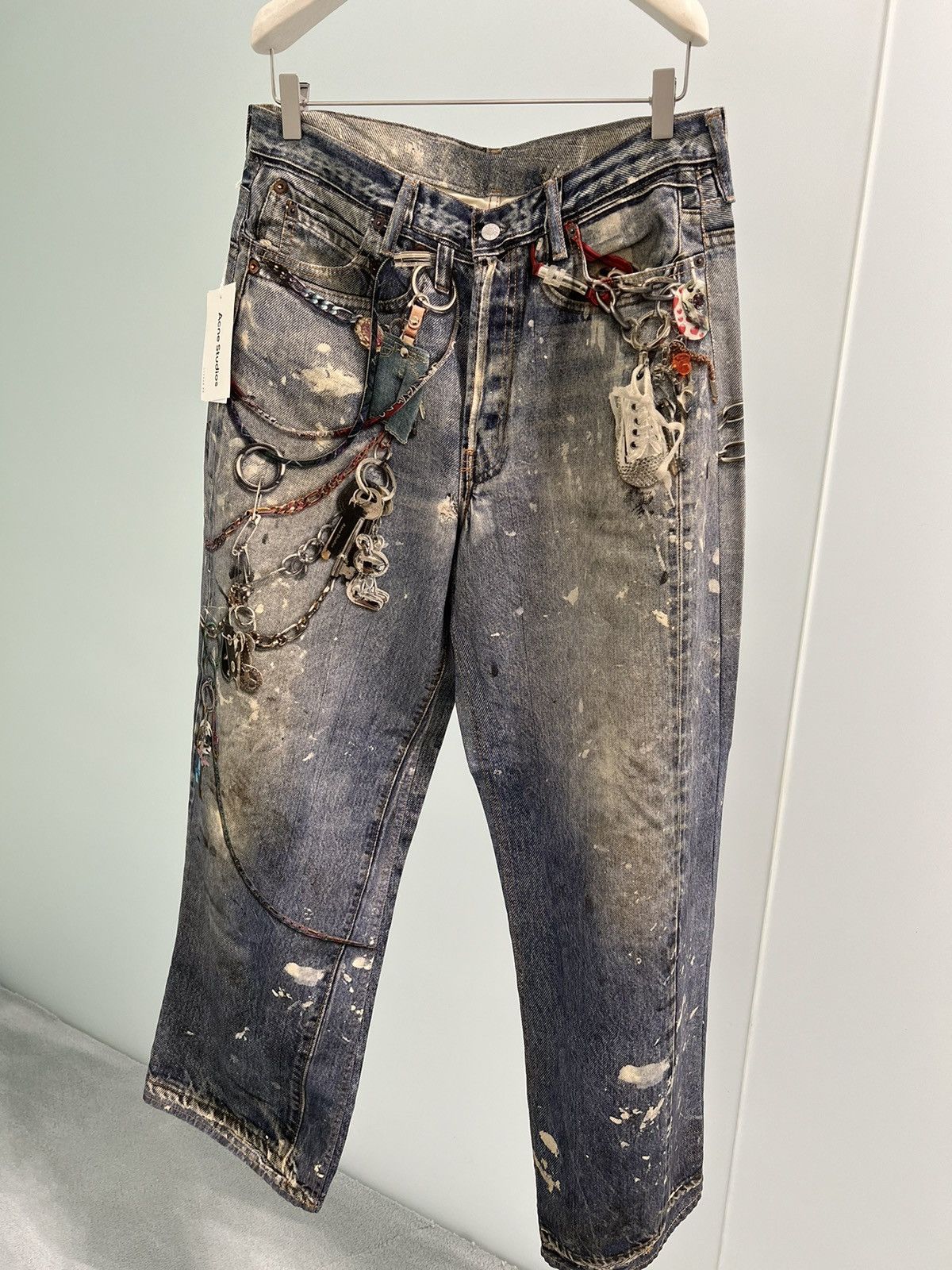 Acne Studios Acne studios trompe l'oeil pants trouser baggy