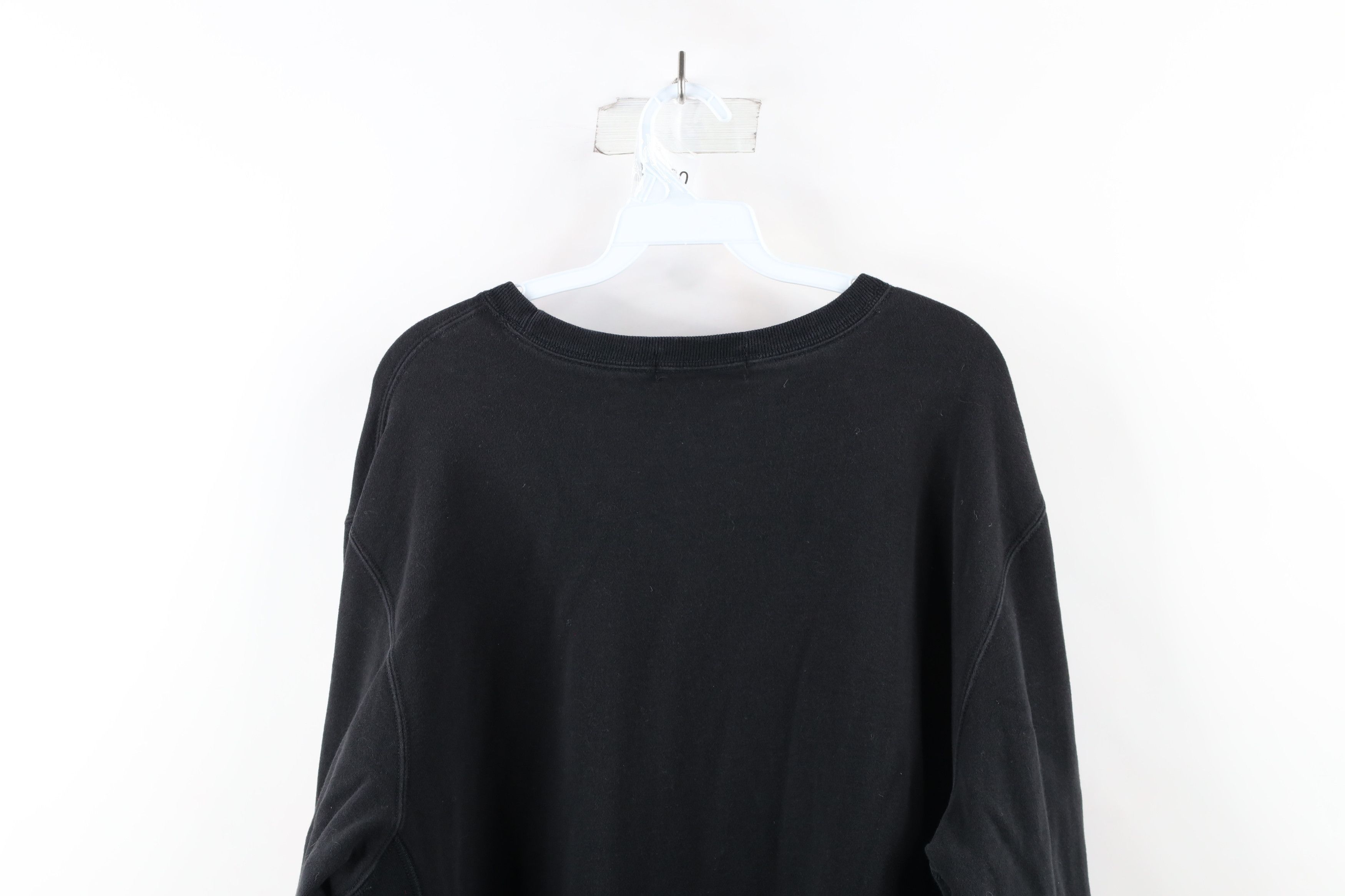 Ralph Lauren Vintage 90s Ralph Lauren Blank Crewneck Sweatshirt Black Size US XL / EU 56 / 4 - 7 Thumbnail