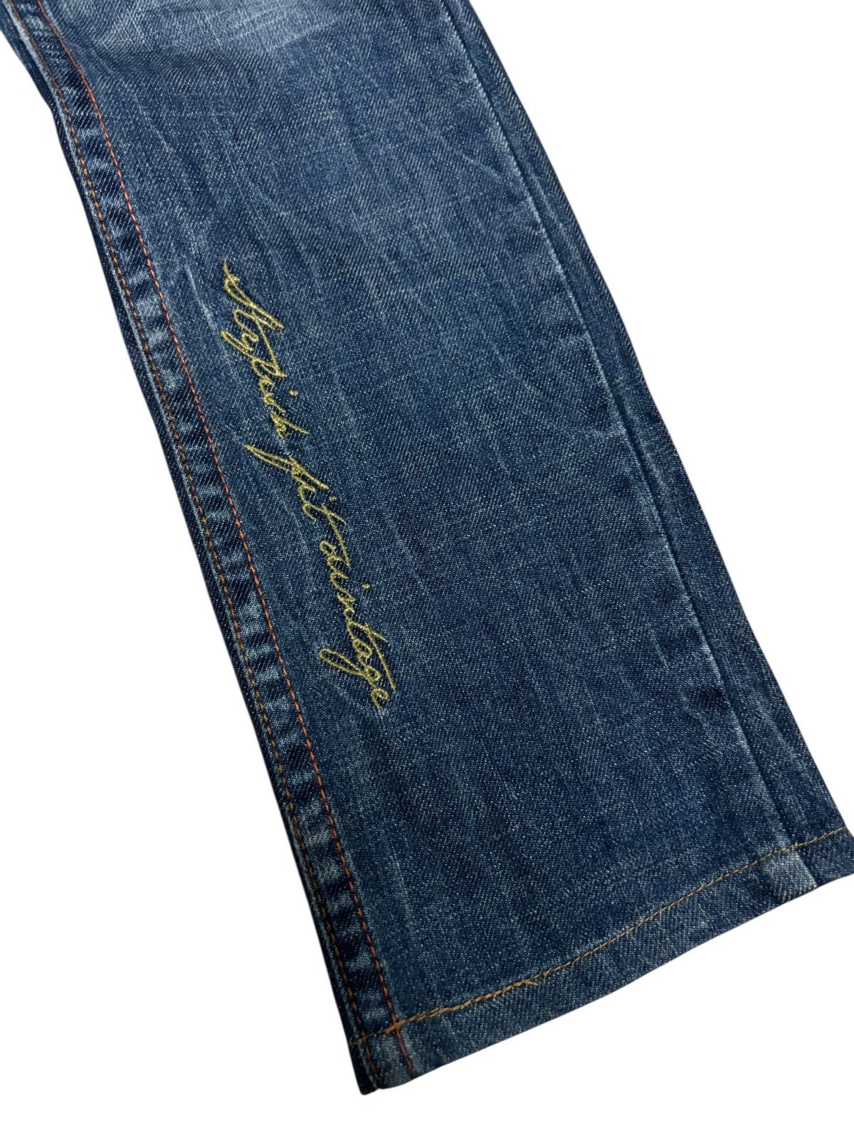 Le Grande Bleu (L.G.B.) (NEED GONE) Y2K Studio R.P Red Pepper Denim Jeans Size 29" - 7 Thumbnail