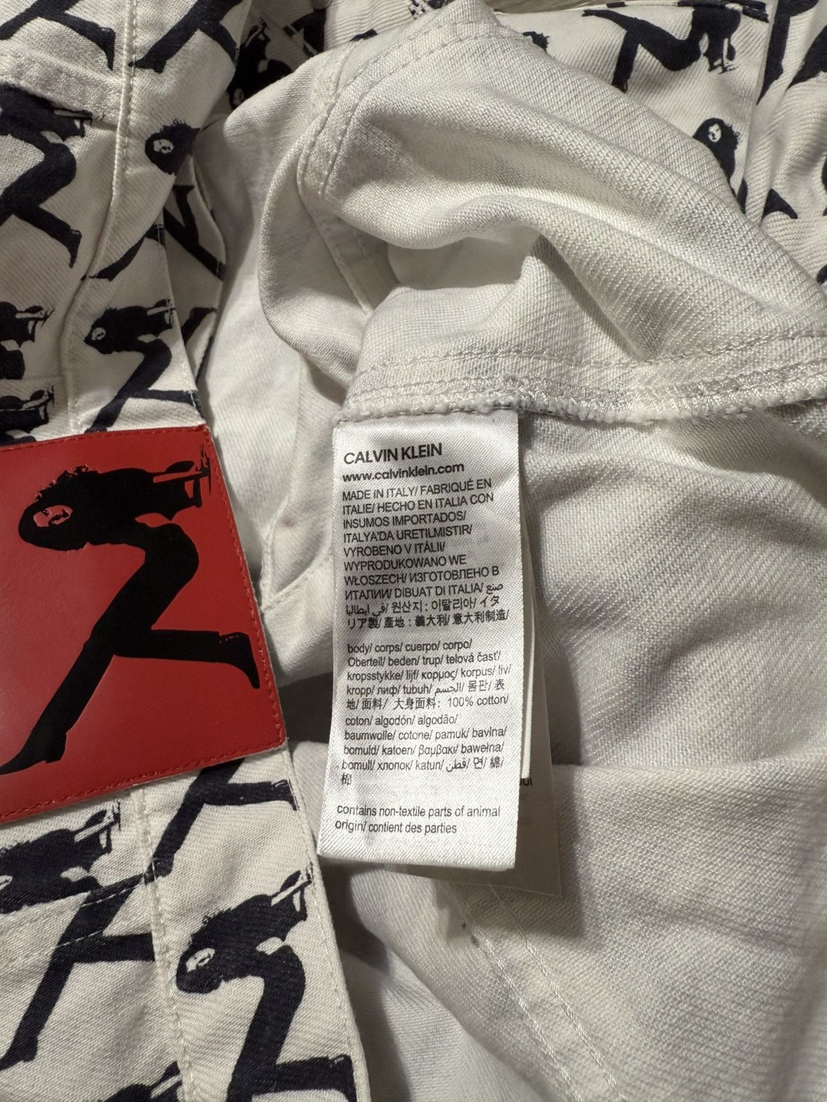 Calvin Klein Calvin Klenin Jeans Est.1978 Allover Icon Printed Jacket Size US XL / EU 56 / 4 - 5 Thumbnail