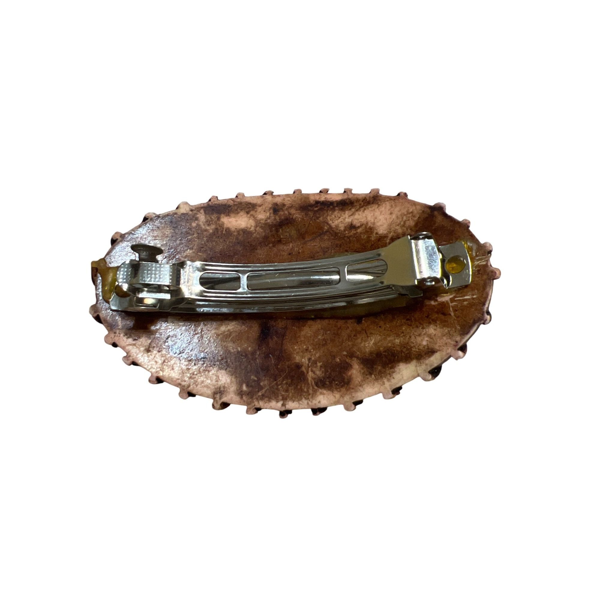Other Southwestern Resin Hair Barrette Metal Clip Etched Tribal Le Size ONE SIZE - 3 Thumbnail