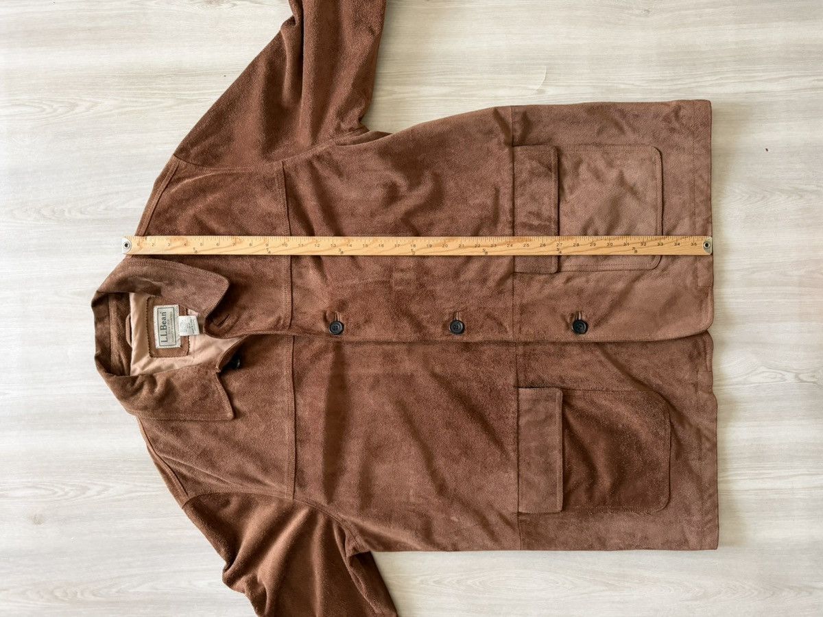 Vintage Vintage LL Bean Suede Leather Jacket Sz 2XL TALL Barn Chore Size US XXL / EU 58 / 5 - 11 Thumbnail