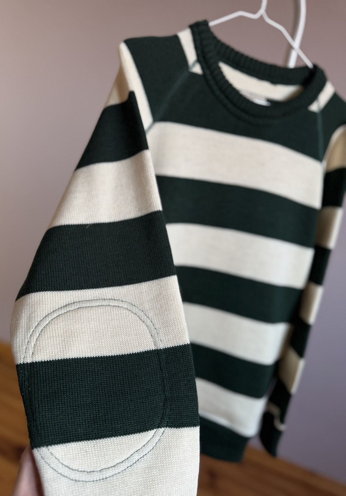 Dehen 1920 Dehen 1920 Wool Sweaters Striped Naval Crew Size US M / EU 48-50 / 2 - 9 Thumbnail