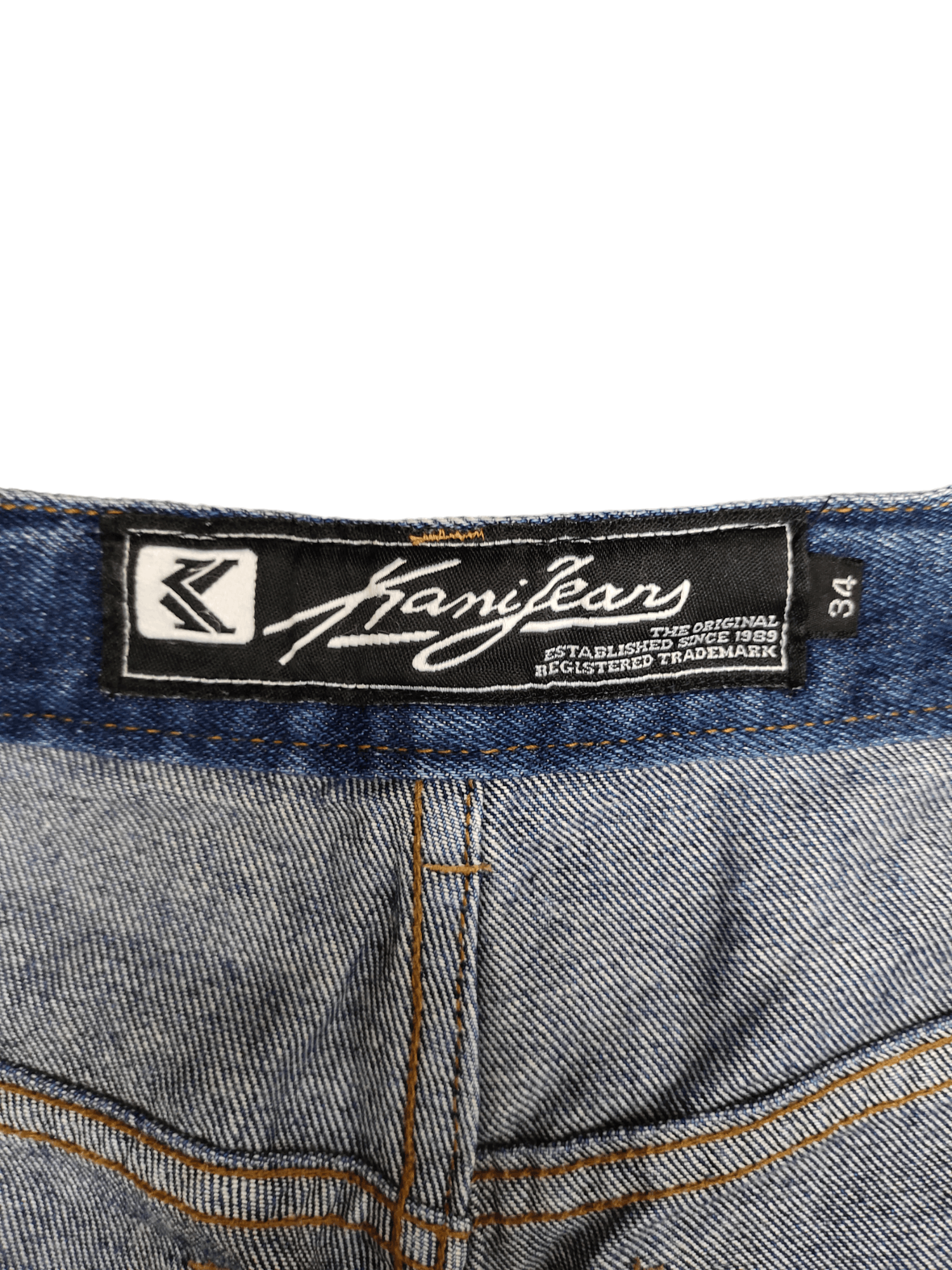 Baggy Jeans Karl Kani Denim Wide Hip Hop Y2k Streetwear
