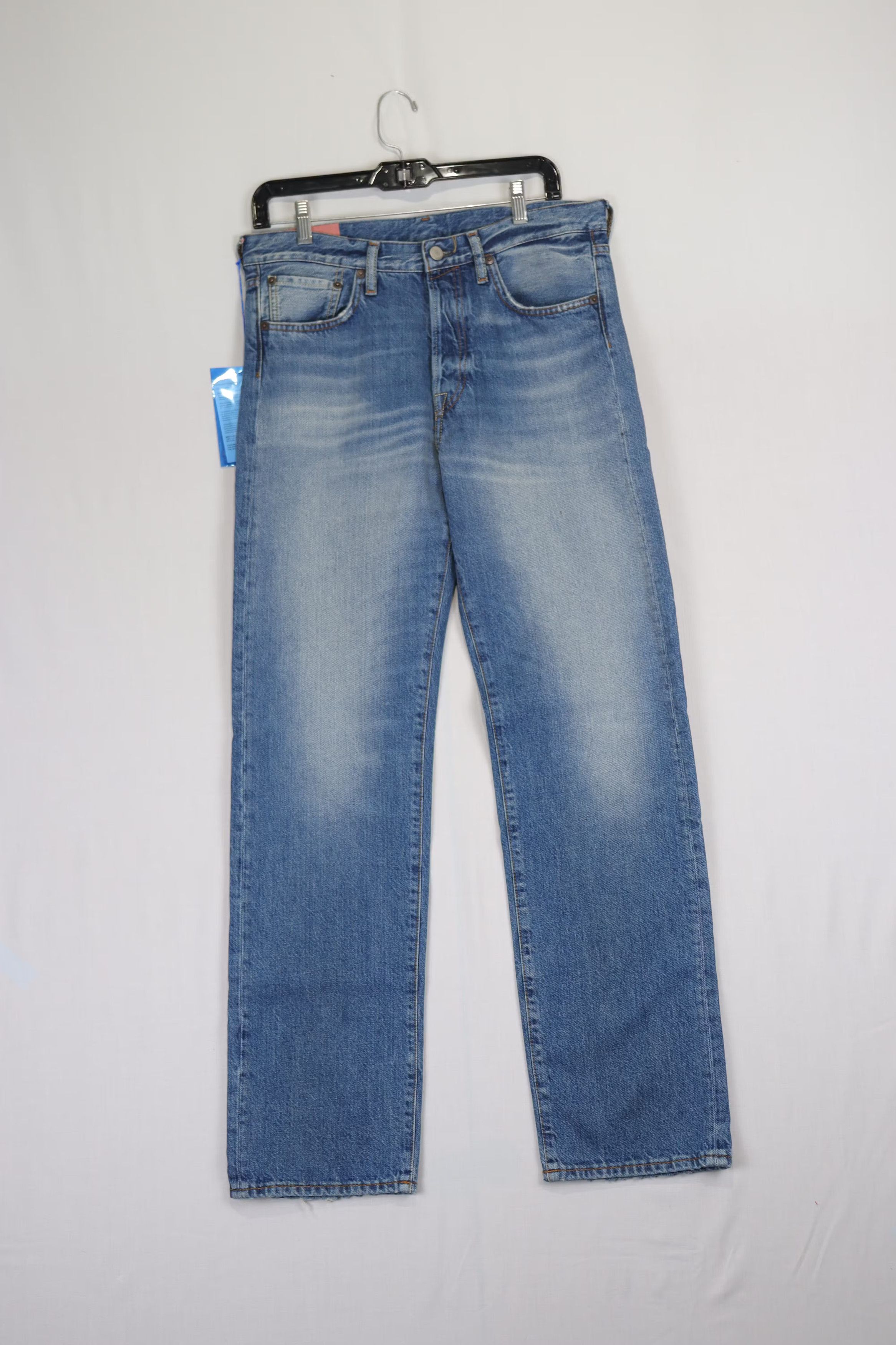 Acne Studios o1rshd10124 1996 Trash Jeans in Mid Blue Size US 30 / EU 46 - 2 Thumbnail
