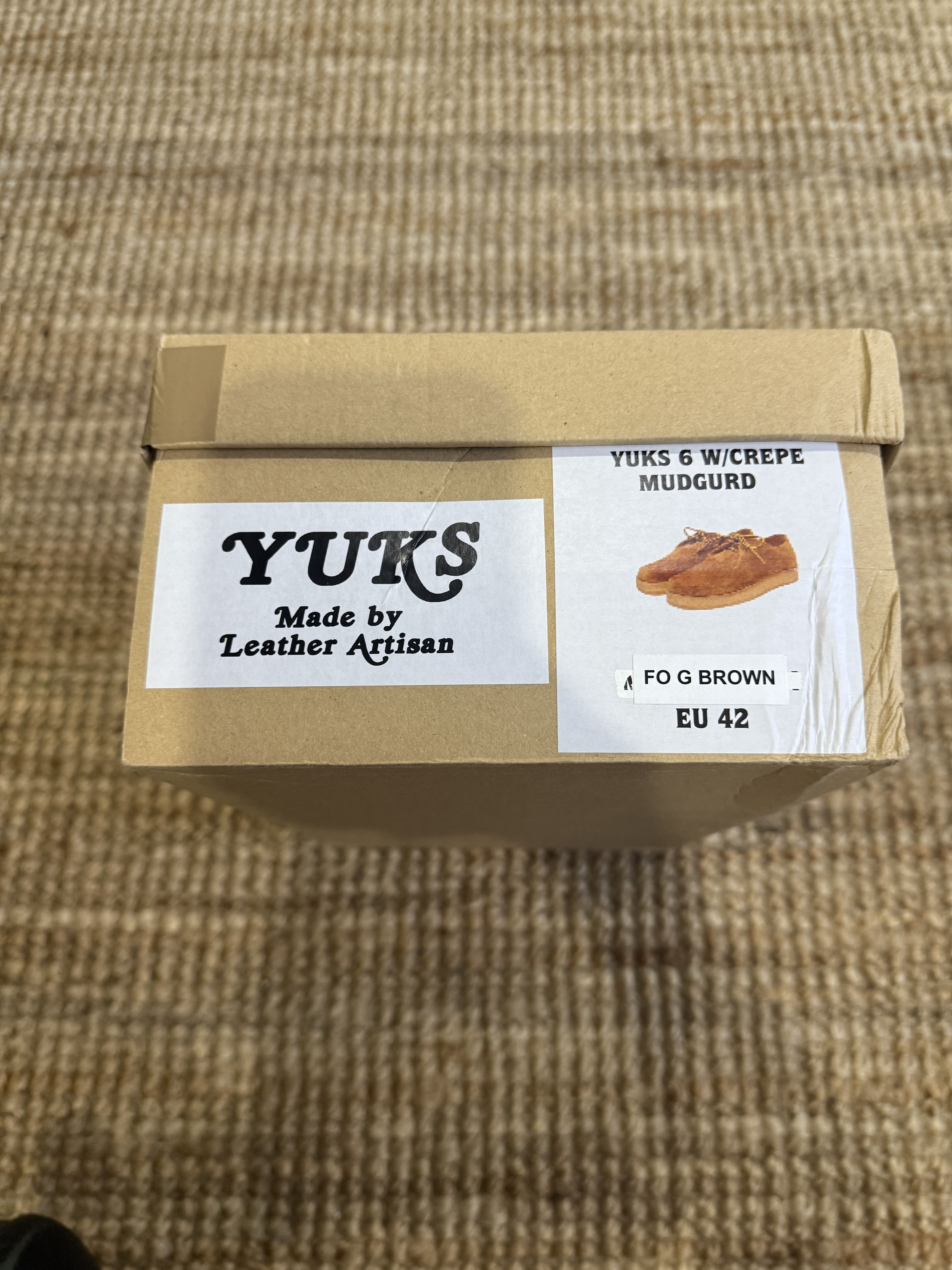 Yuketen Type 6 With Crepe Mudguard Leather Artisan Moccasin Size US 9 / EU 42 - 3 Thumbnail