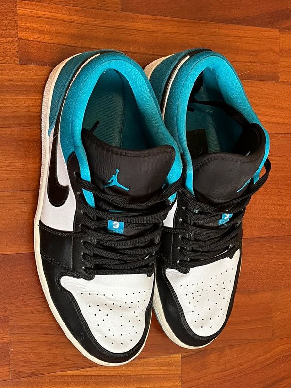 Nike Nike Air Jordan 1 Low SE “Laser Blue” Size US 11 / EU 44 - 4 Thumbnail