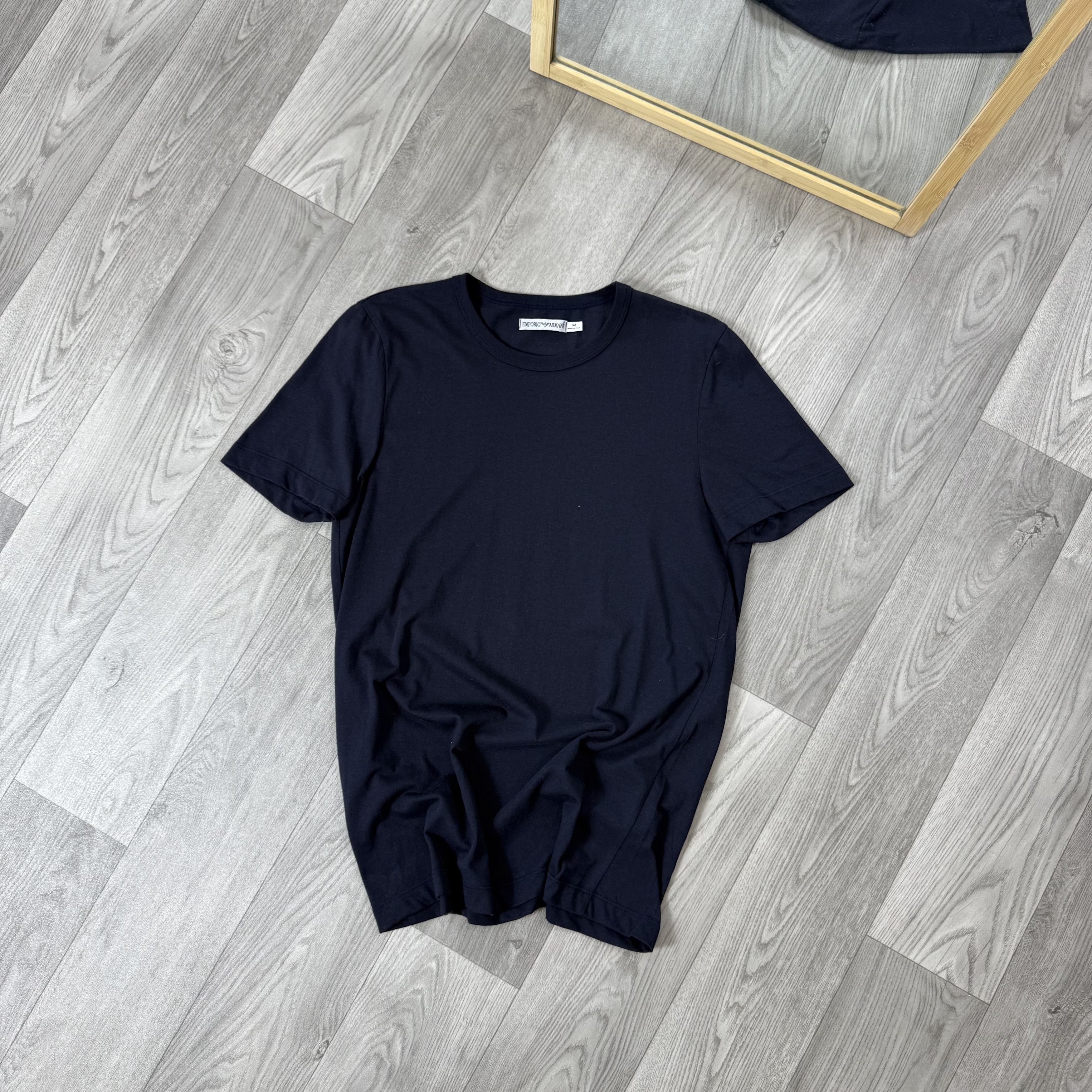 Emporio Armani Vintage Emporio Armani Blue Tee Shirt M Size US M / EU 48-50 / 2 - 1 Thumbnail