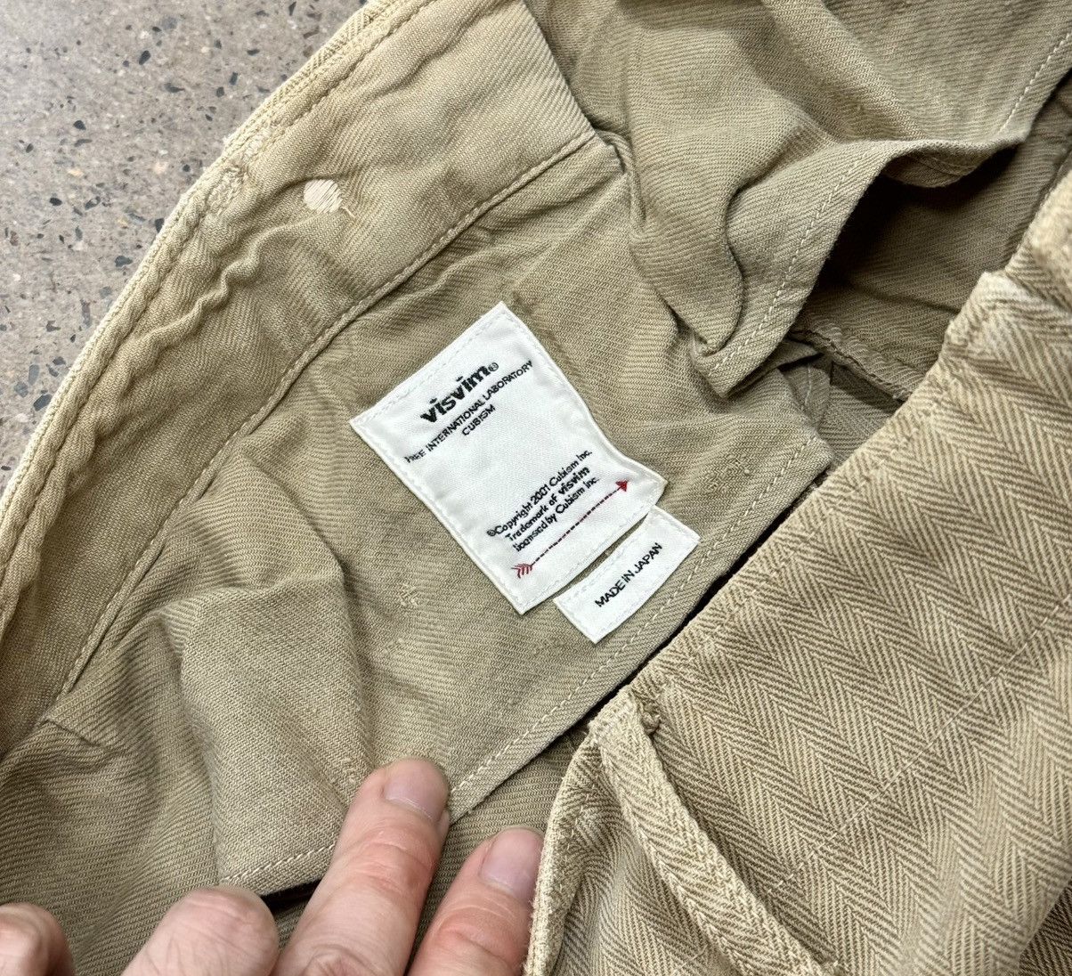 Visvim Visvim 19ss Veterans Pants Crash （Herringbone） Size US 36 / EU 52 - 10 Thumbnail