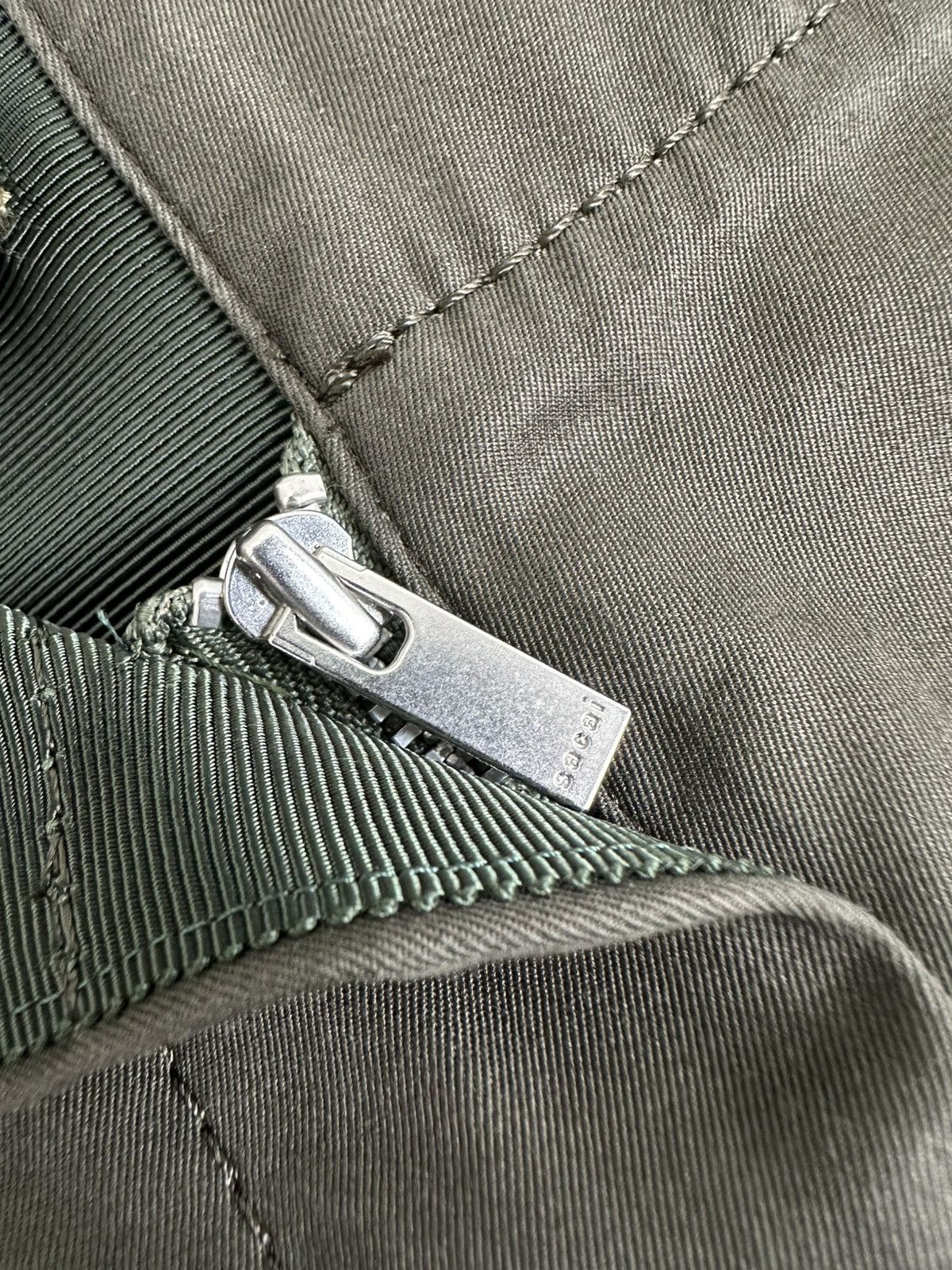 Sacai Sacai - Military Cargo Bondage Pants in Army Green Size 28" / US 6 / IT 42 - 12 Thumbnail