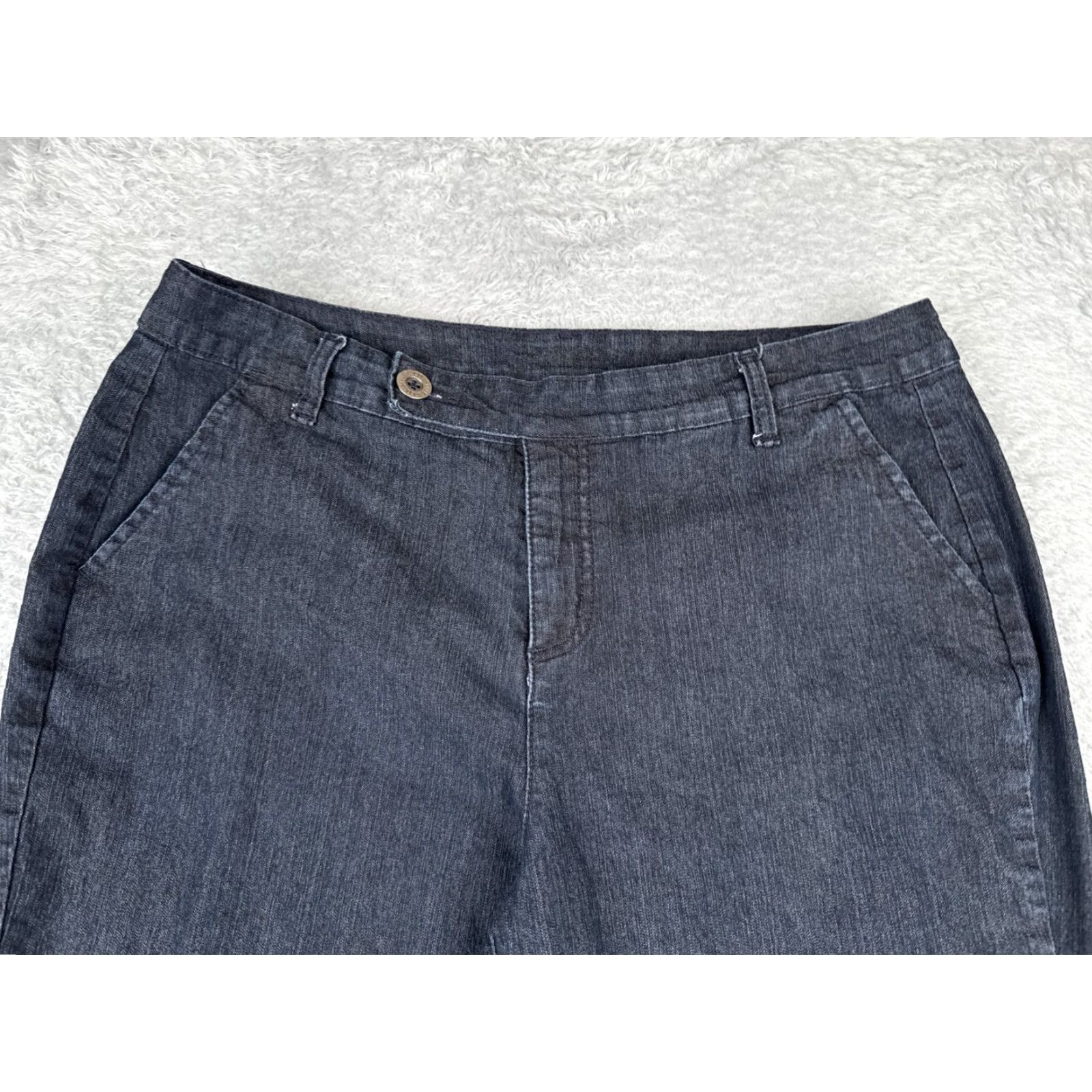 Vintage VINTAGE Style&co. Jeans Women Capri 14 Blue Denim High Rise 5-Pocket Cotton Blend Size 34 in Size 36" / US 14 / IT 50 - 4 Thumbnail