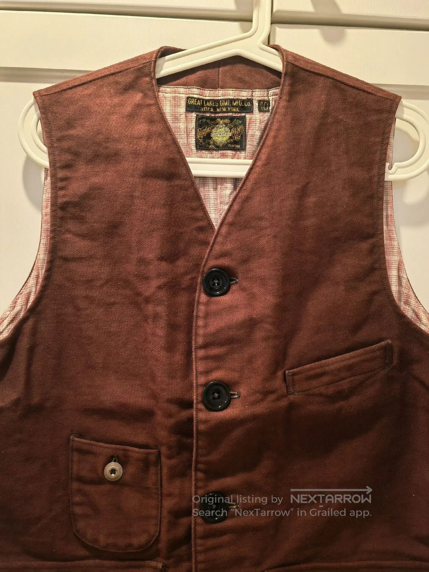 Freewheelers Freewheelers Single Vest in Dark Color. Size US XXS / EU 40 - 2 Thumbnail