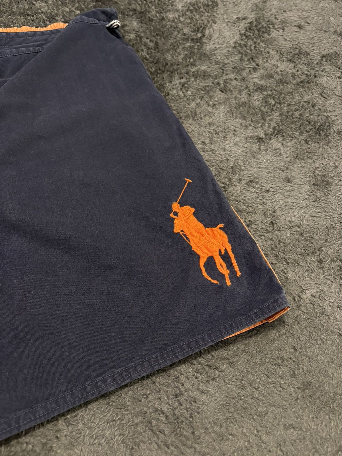 Polo Ralph Lauren Vintage Polo Ralph Lauren Big Logo Swim Shorts Size US 34 / EU 50 - 4 Thumbnail